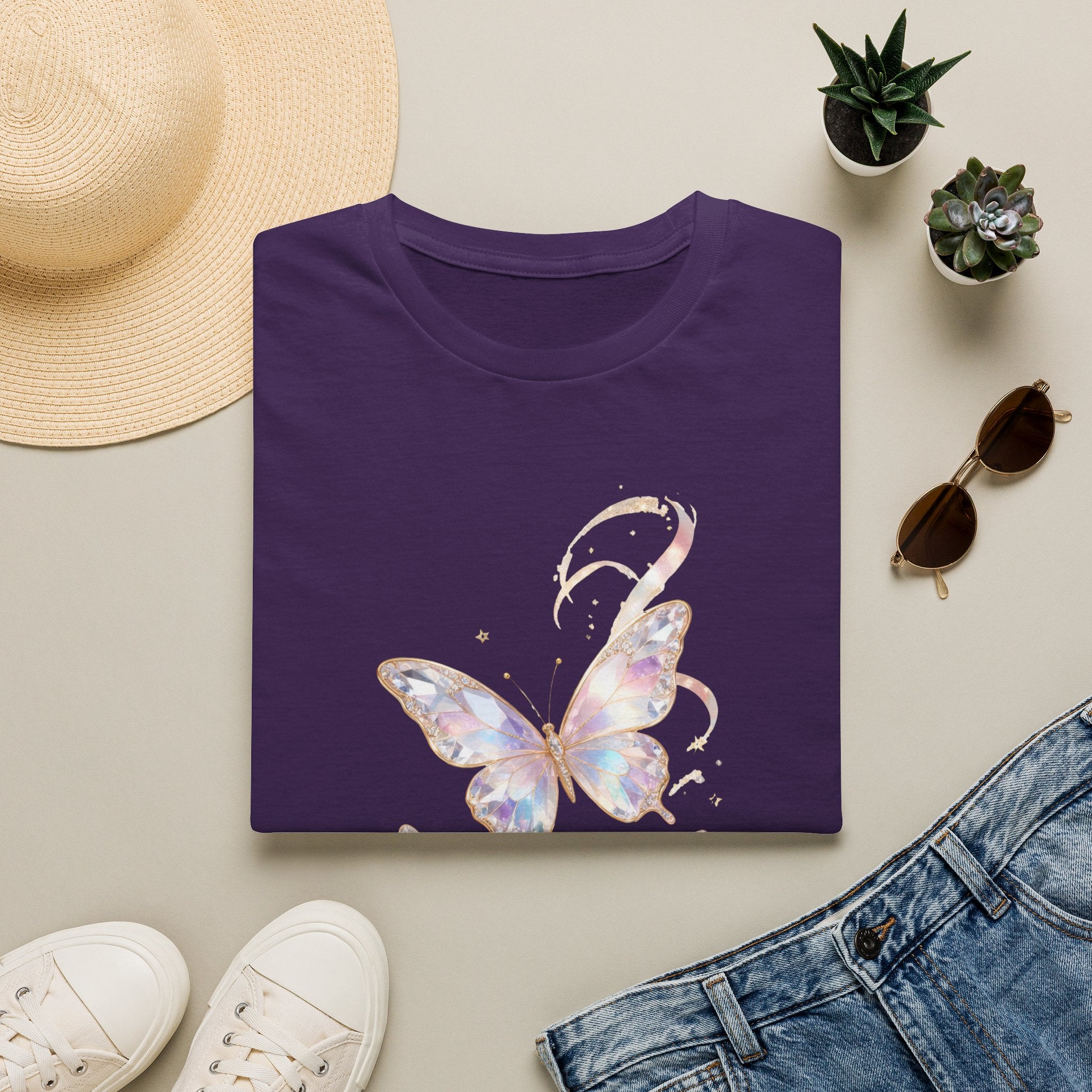 Halo Butterfly Tee - Gildan