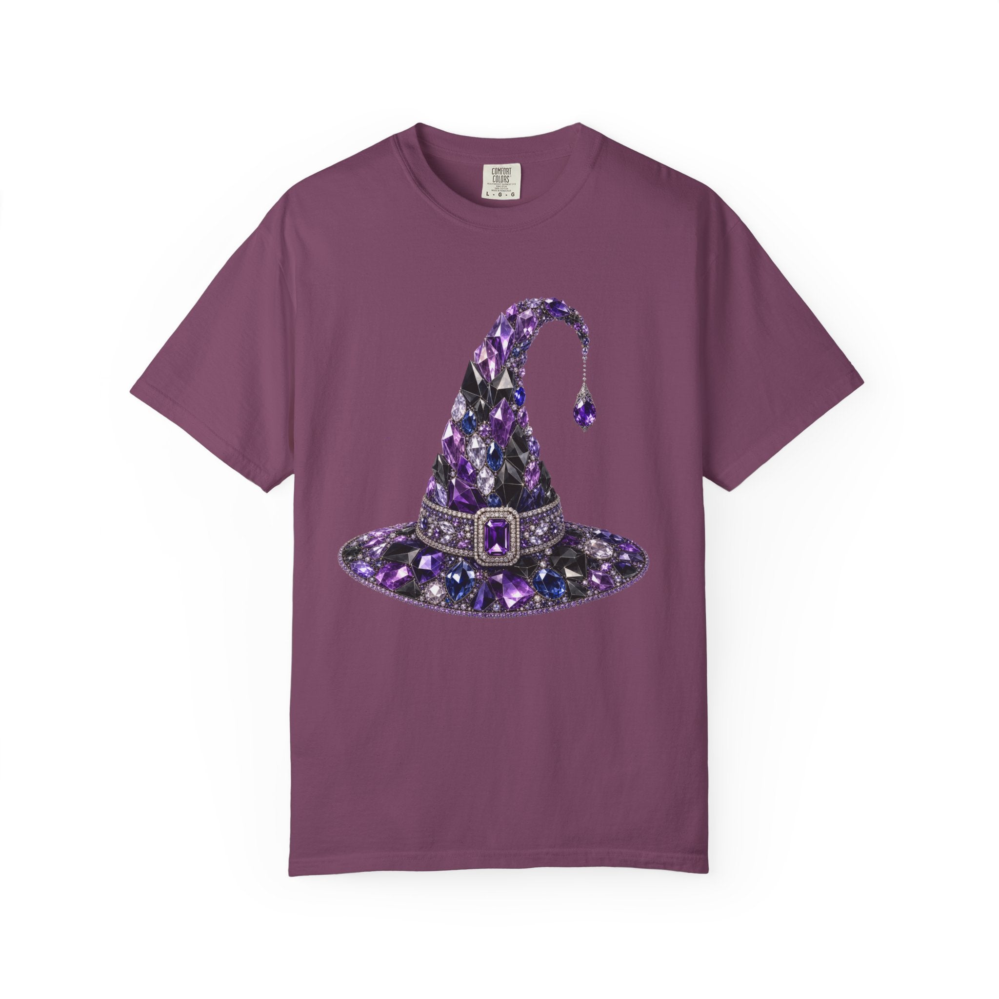 Jeweled Witches Hat Tee - Comfort Colors