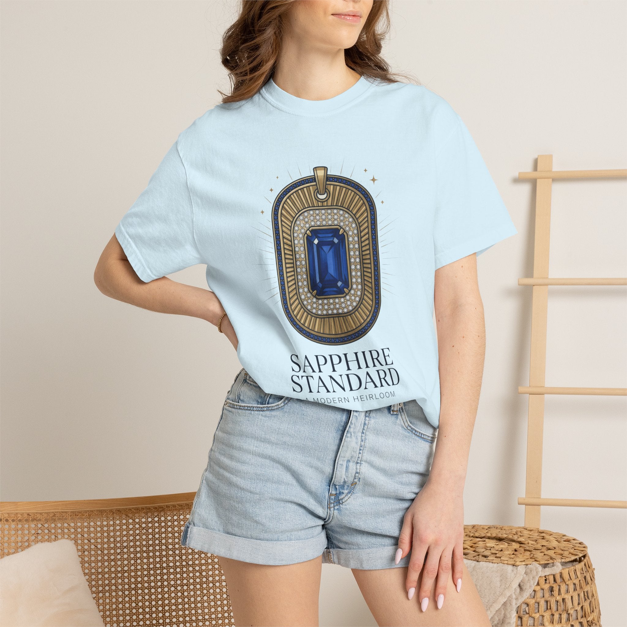 The Sapphire Standard Tee - Comfort Colors
