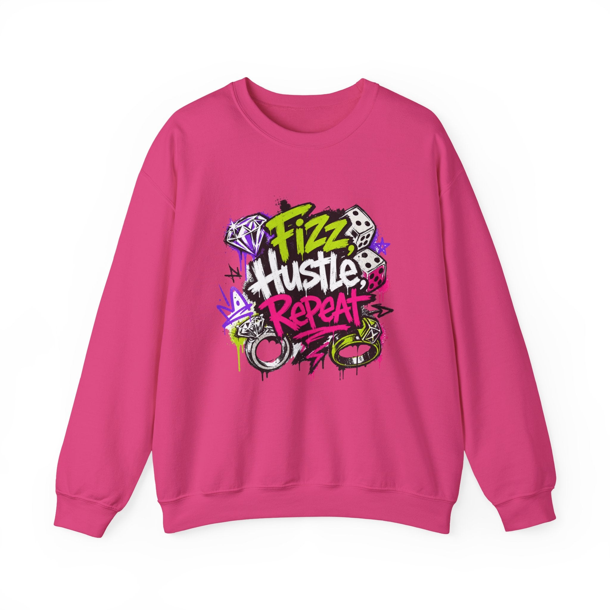 Fizz Hustle Repeat Sweatshirt - Gildan