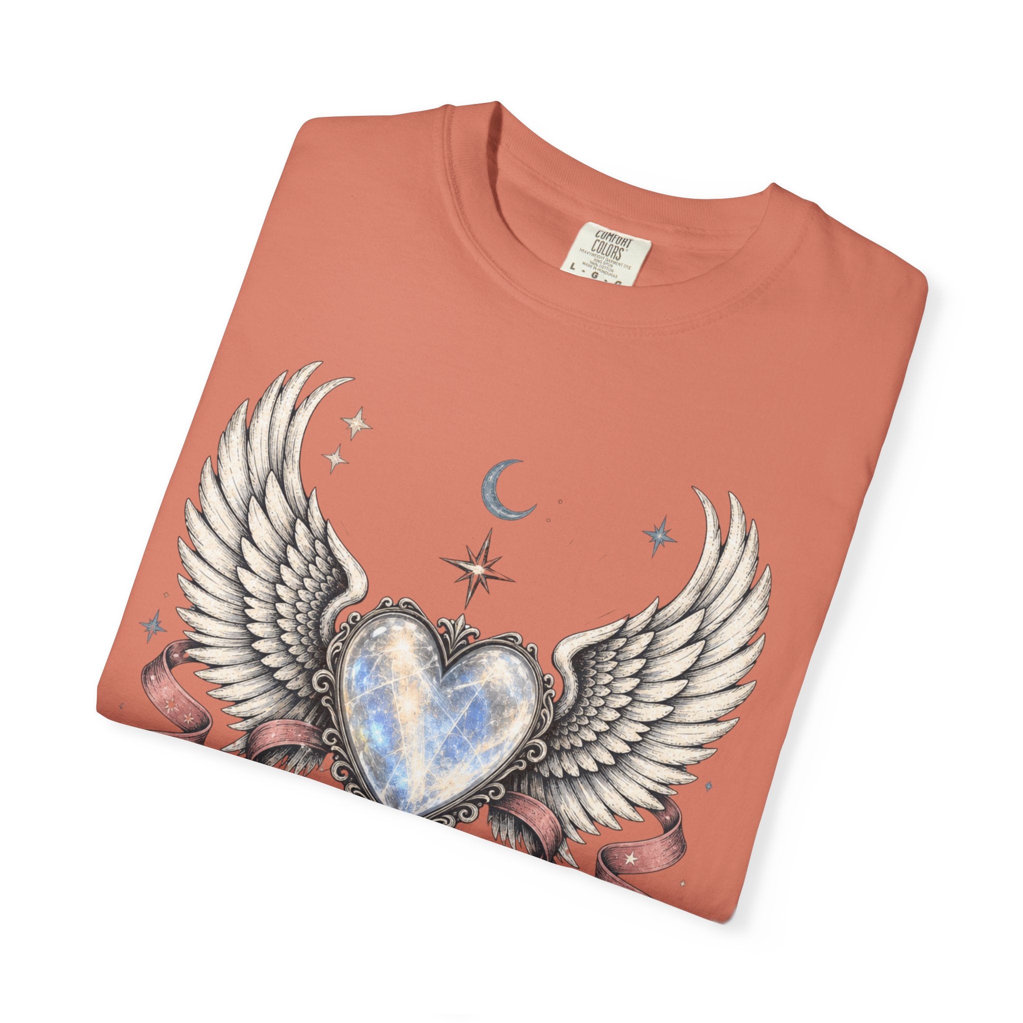 Soft Heart Strong Wings Tee - Comfort Colors