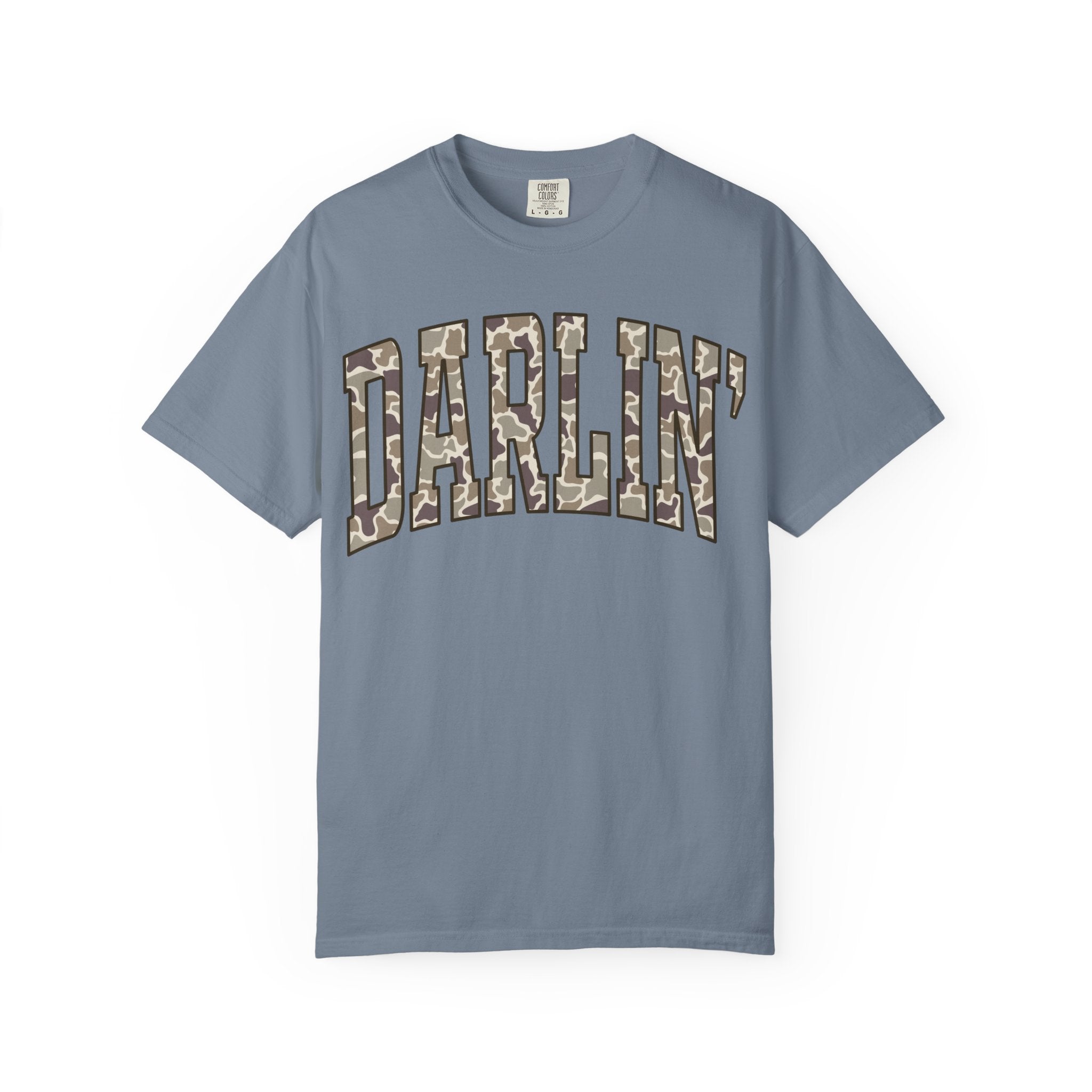 Darlin' Camo Lettering T-Shirt