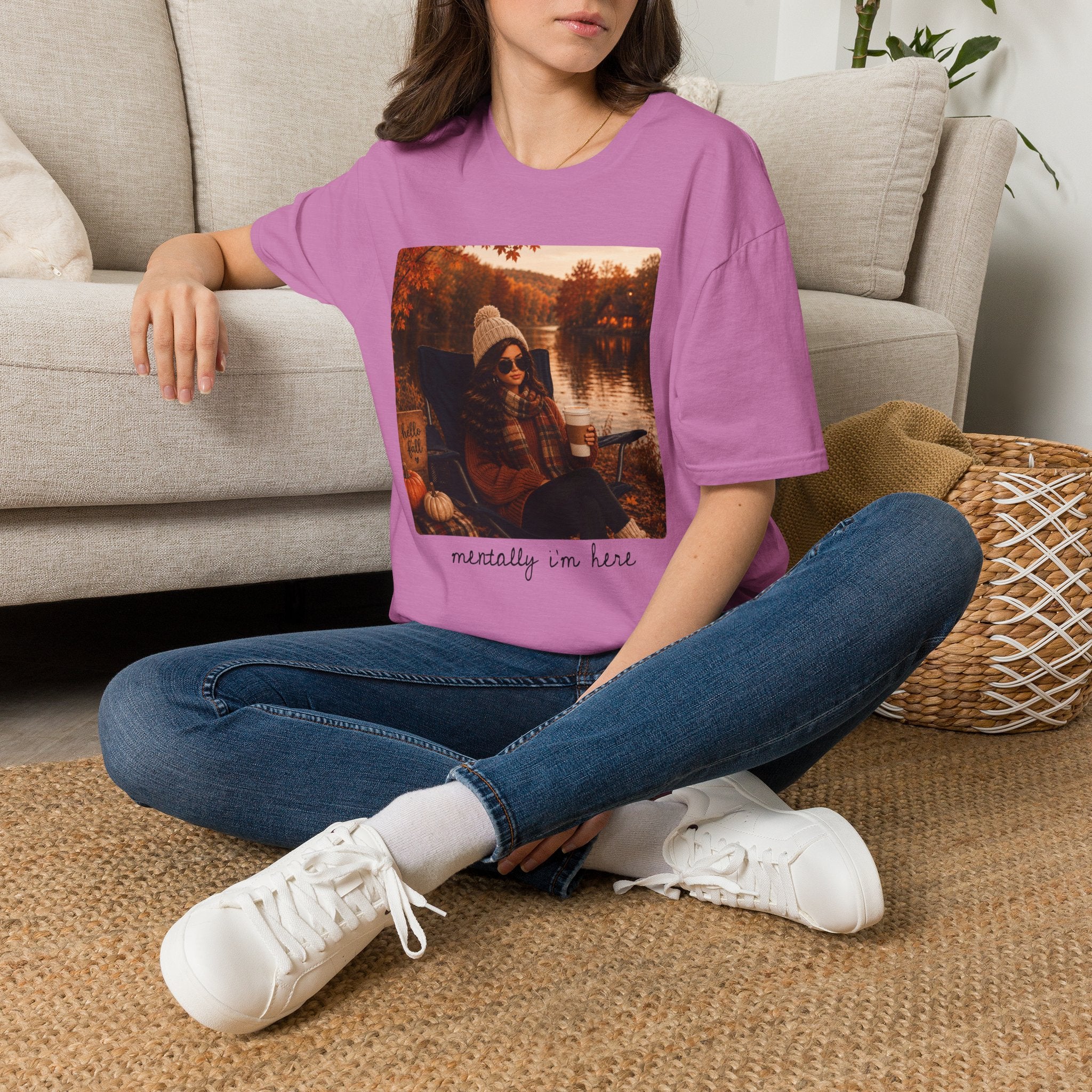 Mentally I'm Here Tee - Gildan