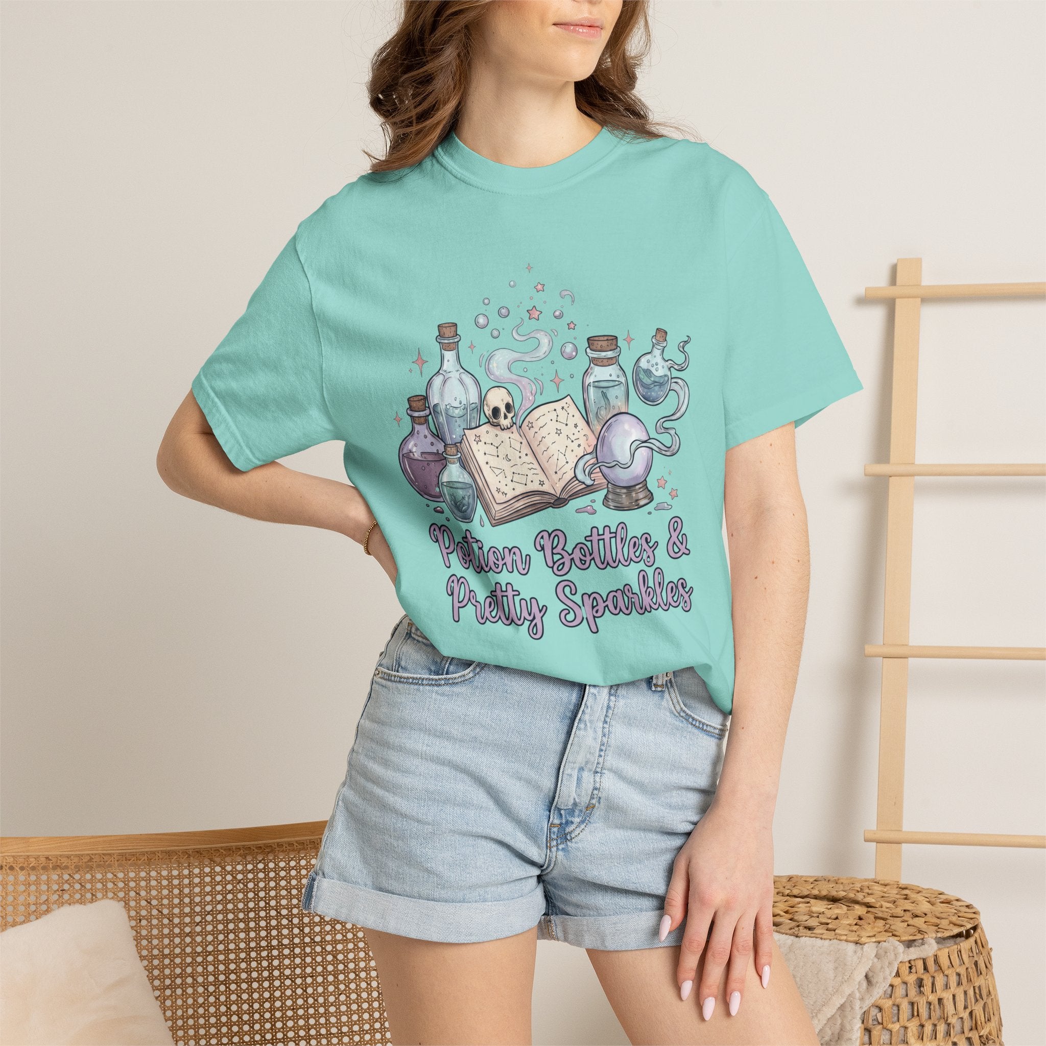 Potion Bottles and Pretty Sparkles Tee - Comfort Colors