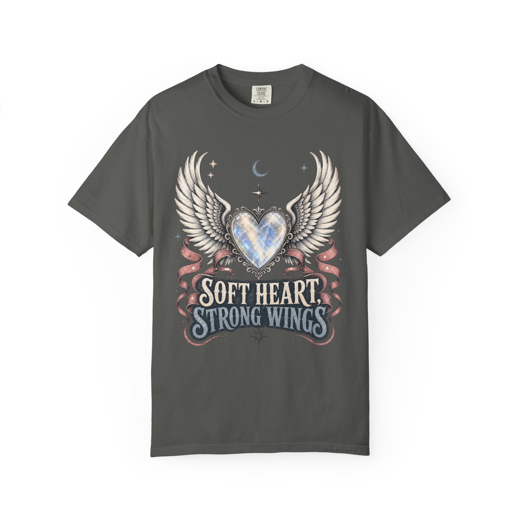 Soft Heart Strong Wings Tee - Comfort Colors