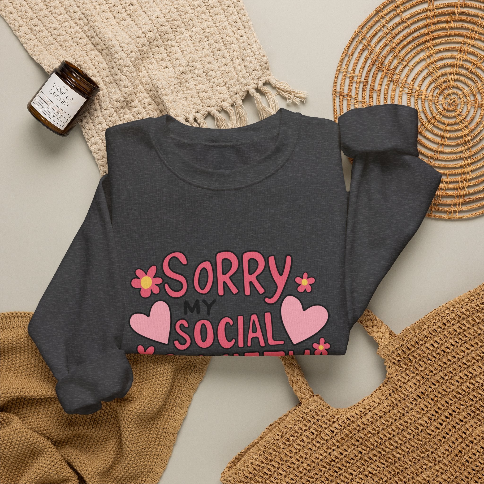 My Social Anxiety Says No Sweatshirt
