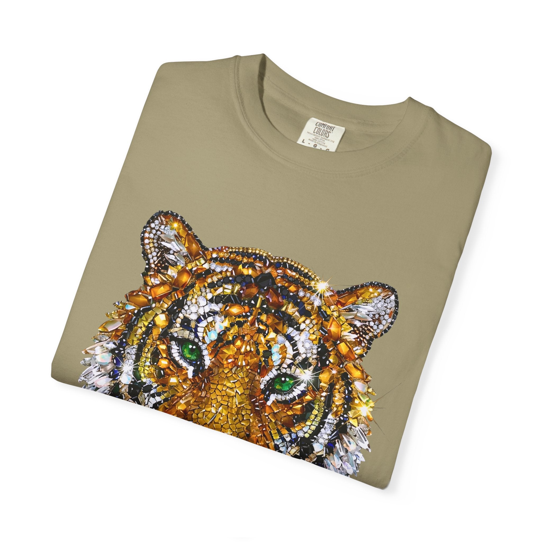 Jeweled Tiger Tee - Comfort Colors