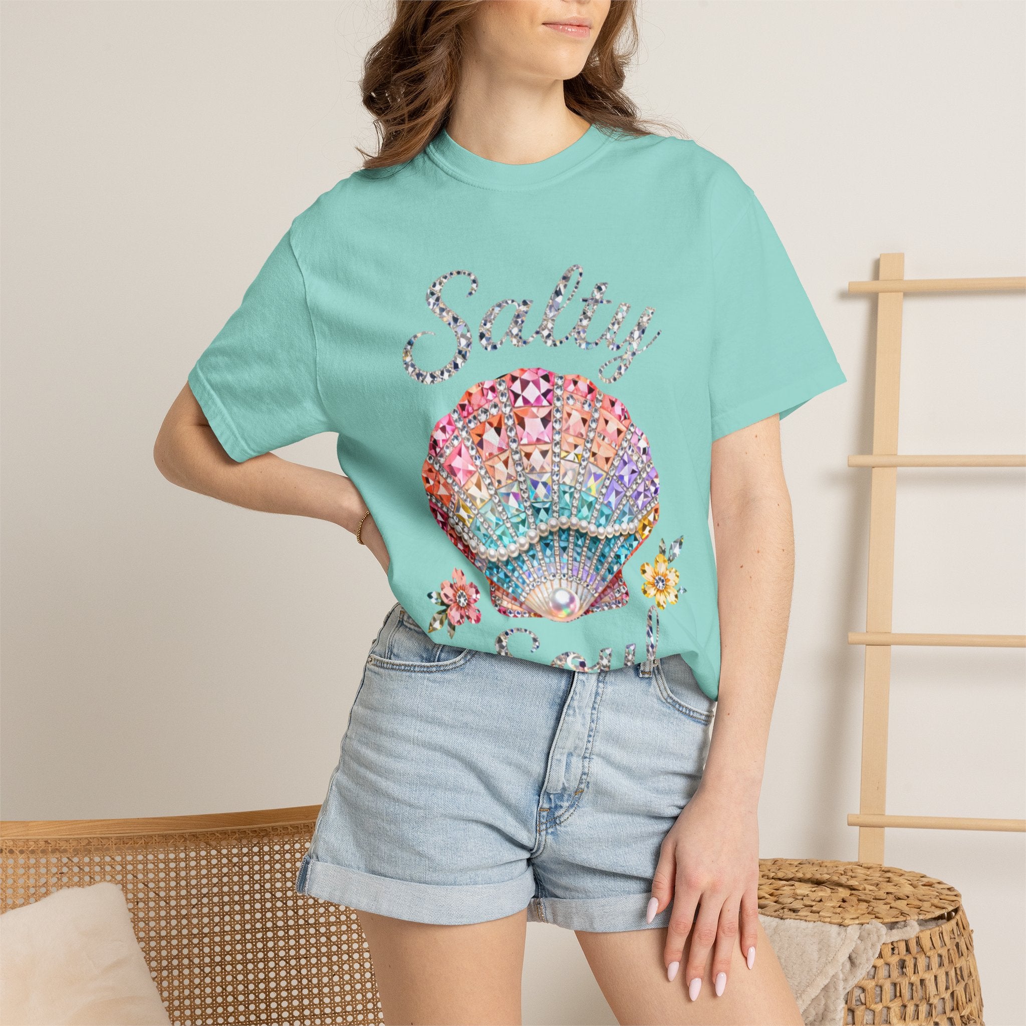 Salty Soul Jewel Tee - Comfort Colors
