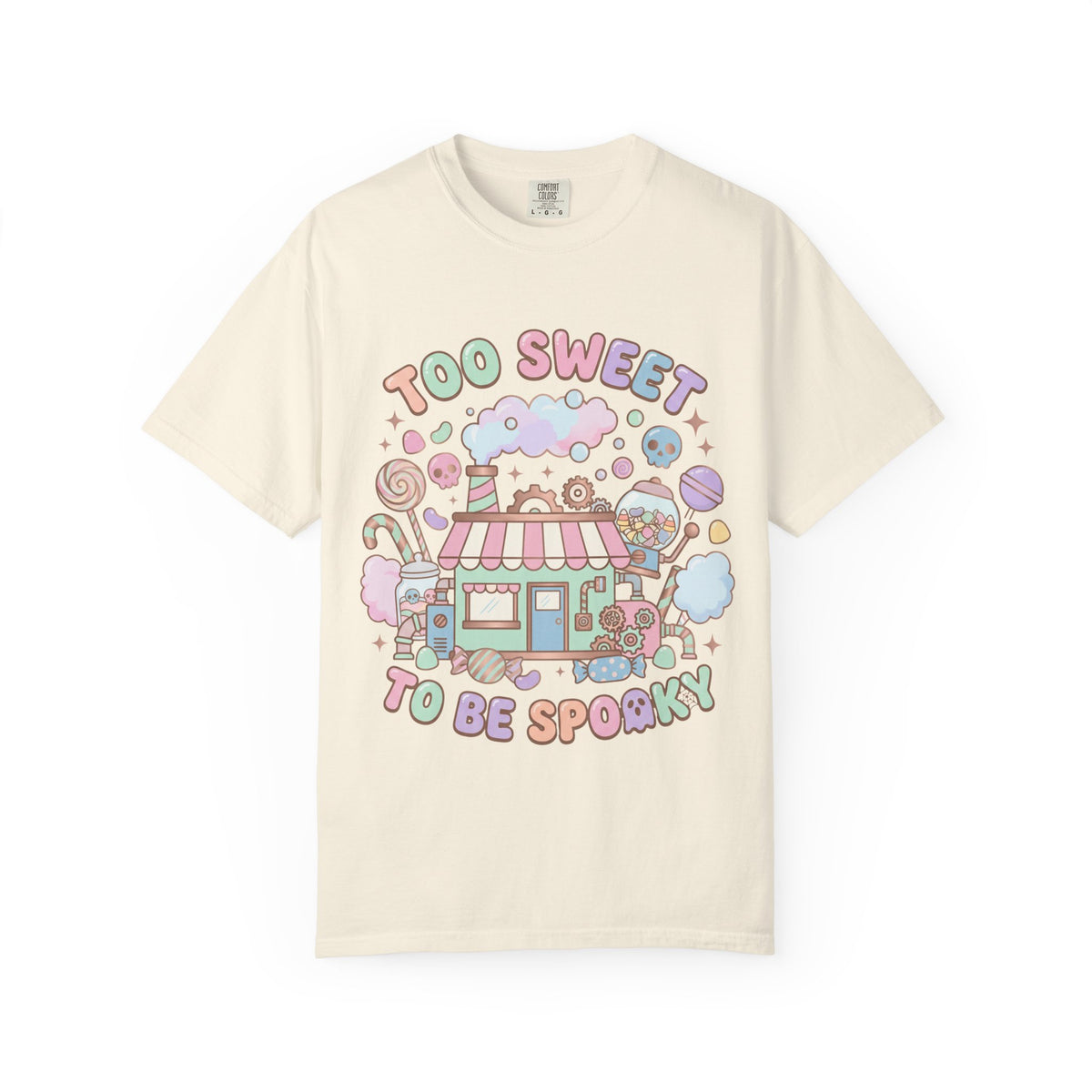 Too Sweet To Be Spooky Tee - Comfort Colors