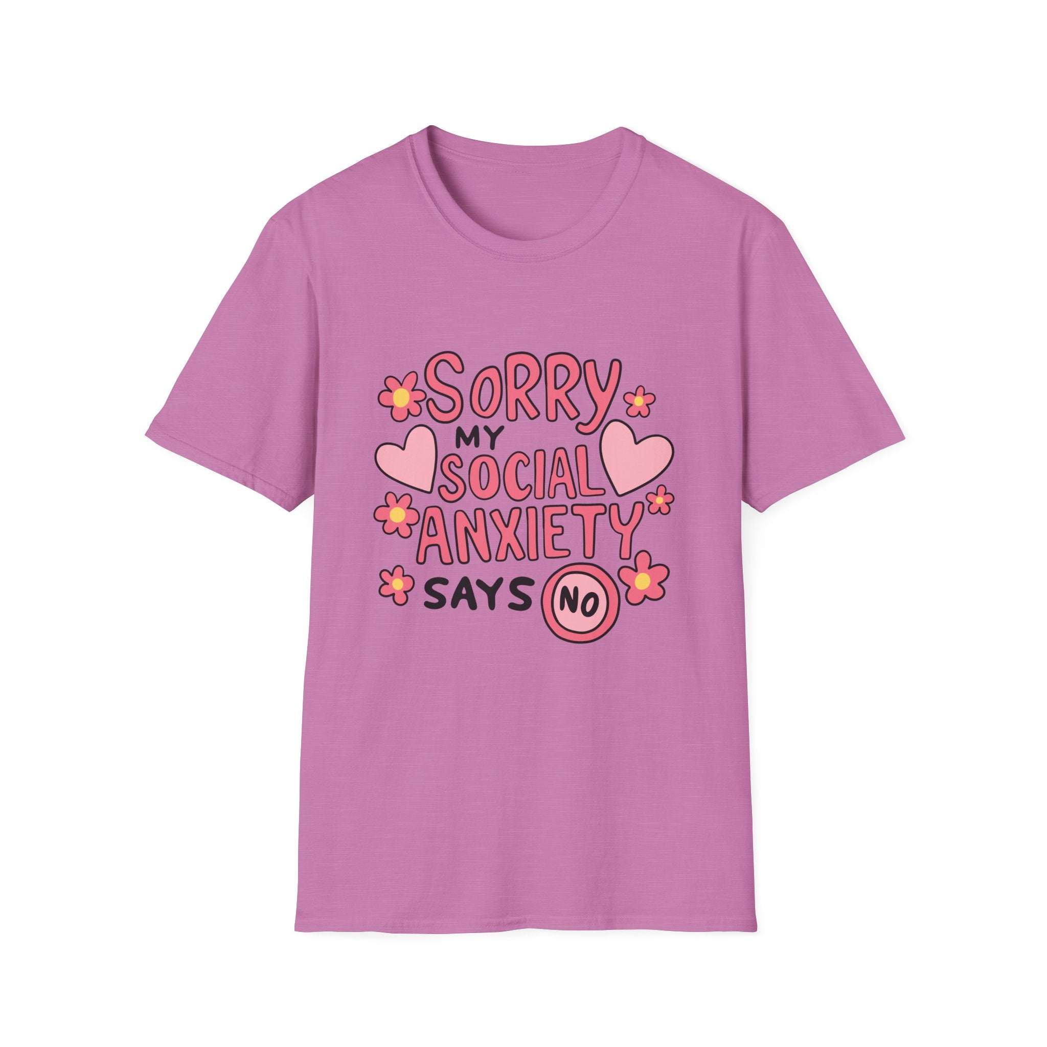 My Social Anxiety Says No Tee- Gildan