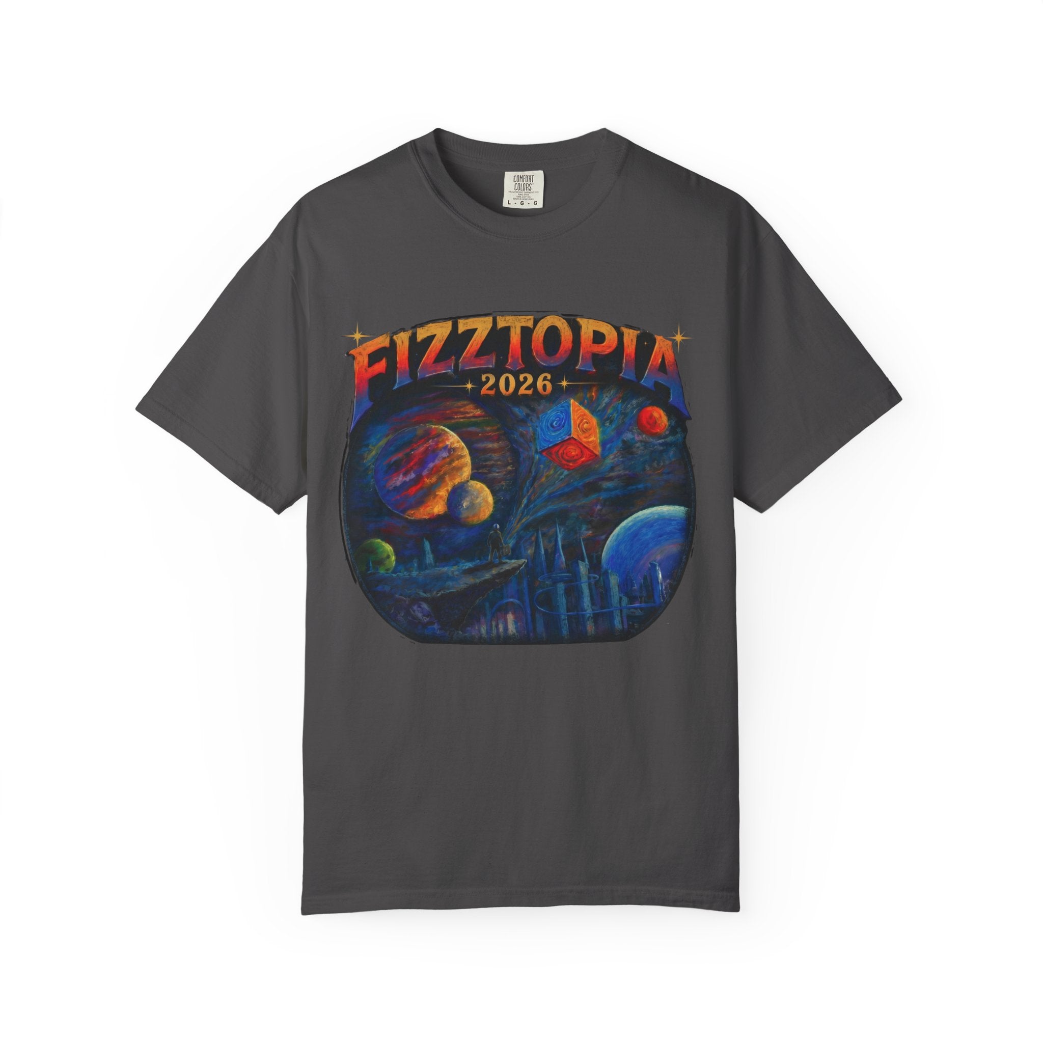 Daddy Ring Bomb's Fizztopia Galaxy Shirt - Comfort Colors