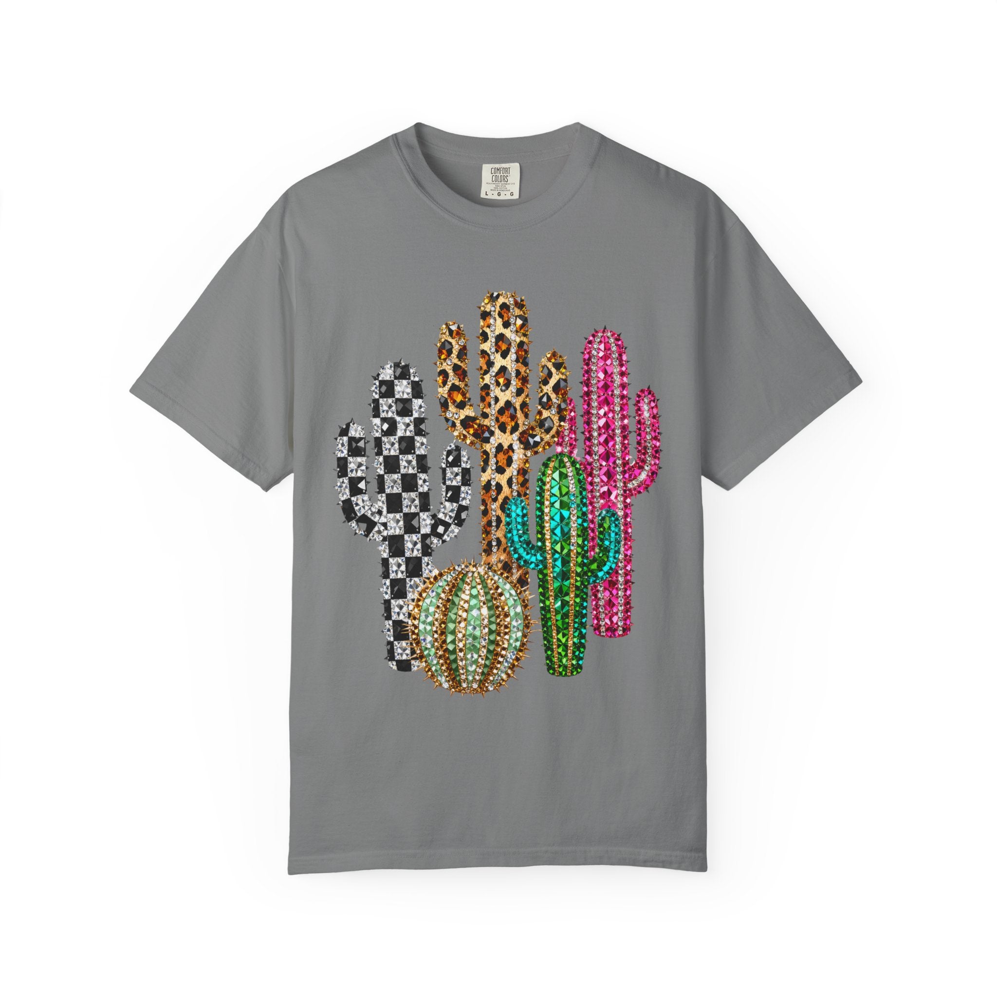 The Jeweled Cactus Tee - Comfort Colors