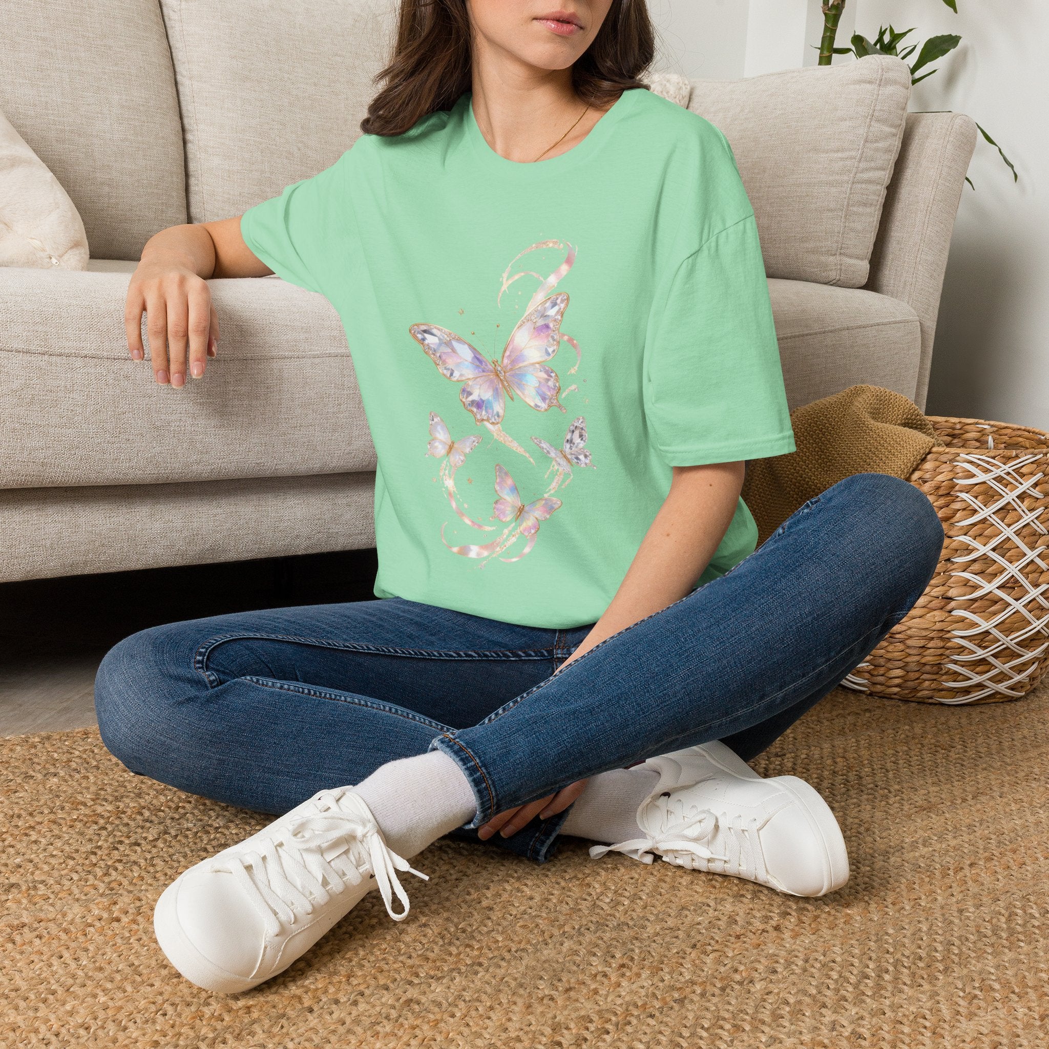 Halo Butterfly Tee - Gildan
