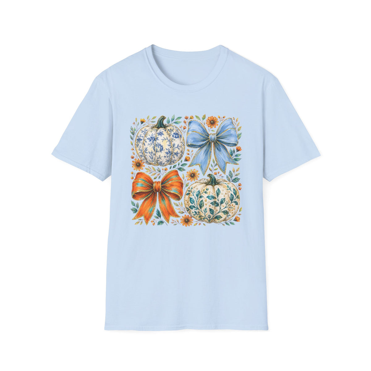 Pumpkin Bows Tee - Gildan
