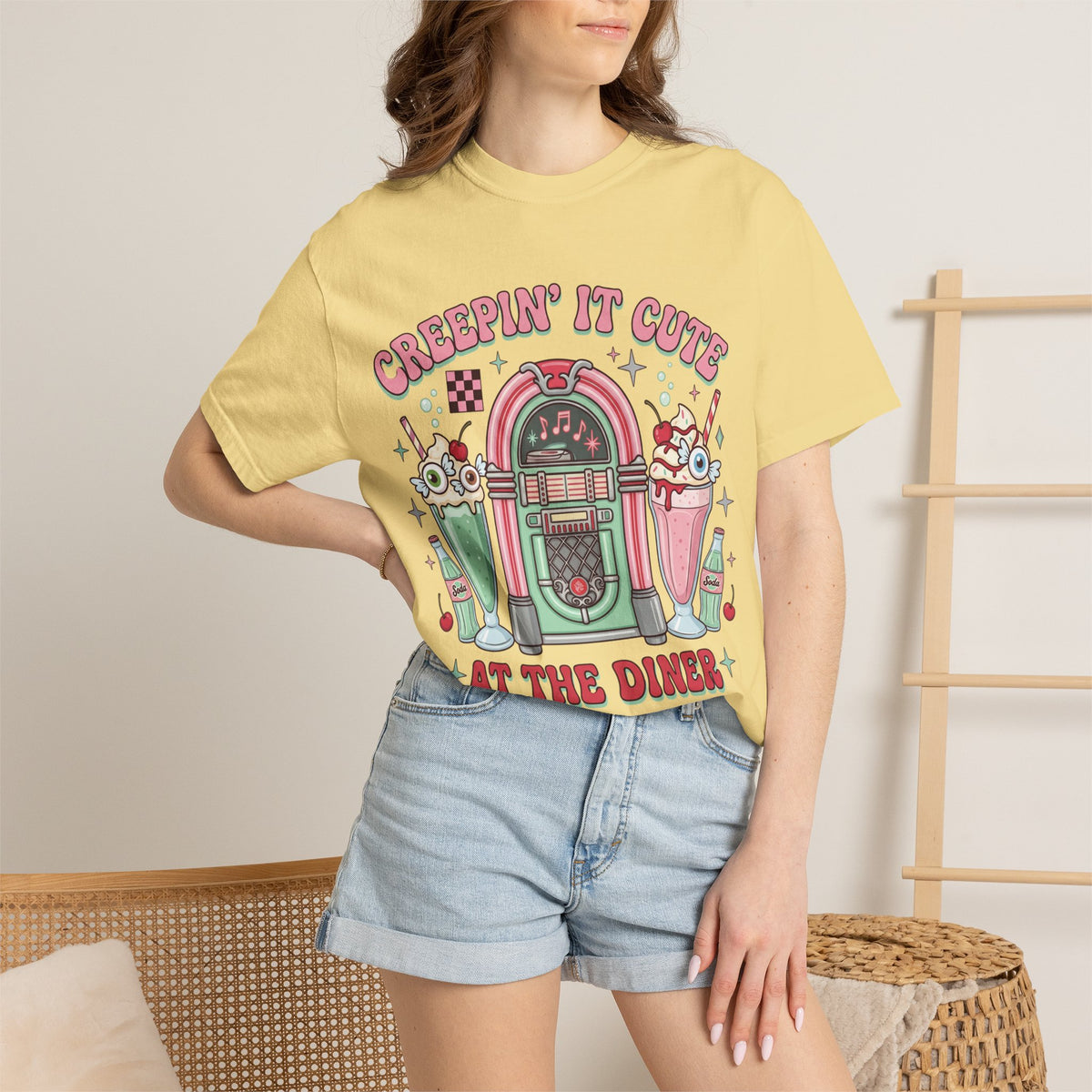 Creepin' It Cute Tee - Comfort Colors