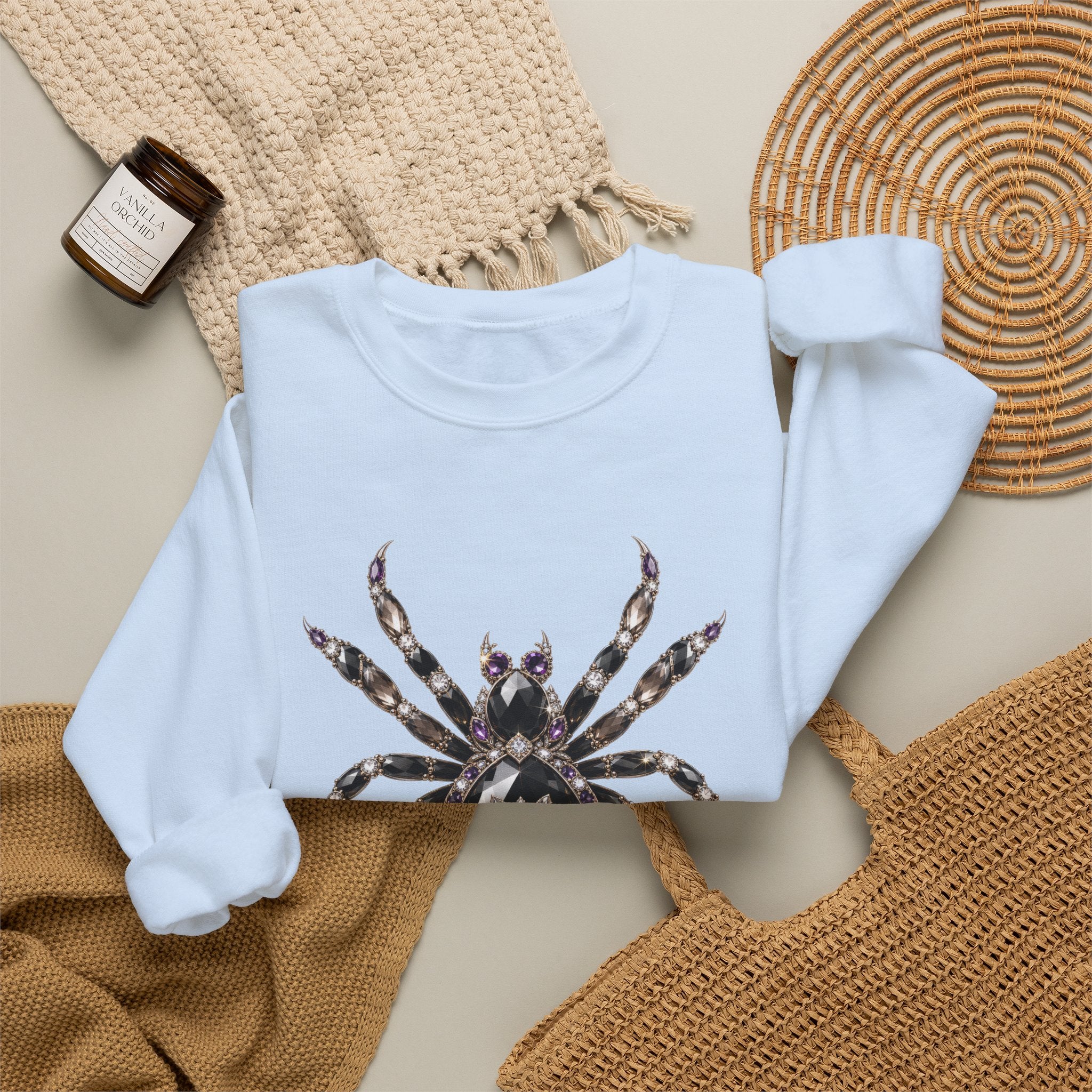 The Jeweled Spider Sweatshirt - Gildan
