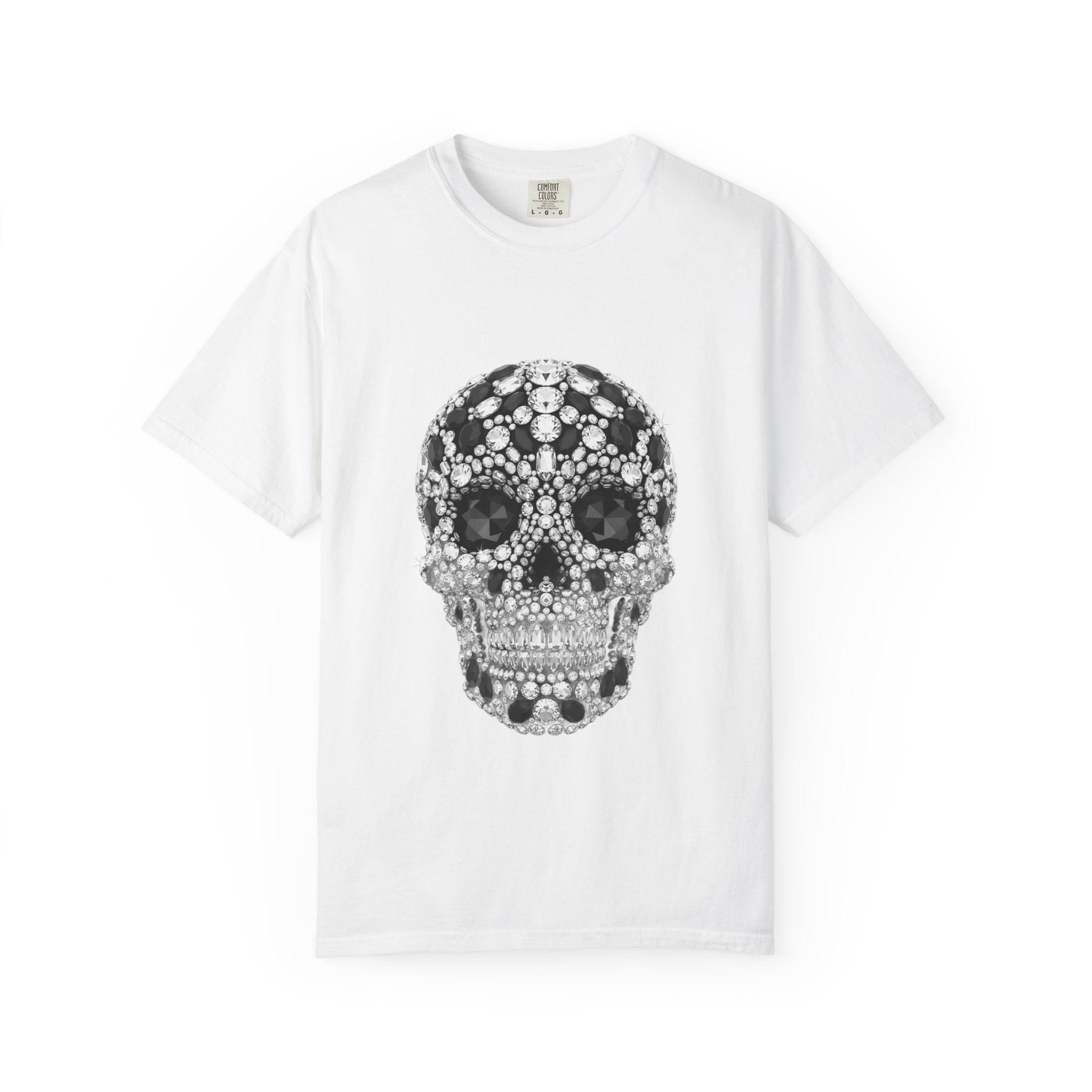 Gemstone Skull Graphic T-Shirt - Comfort Colors