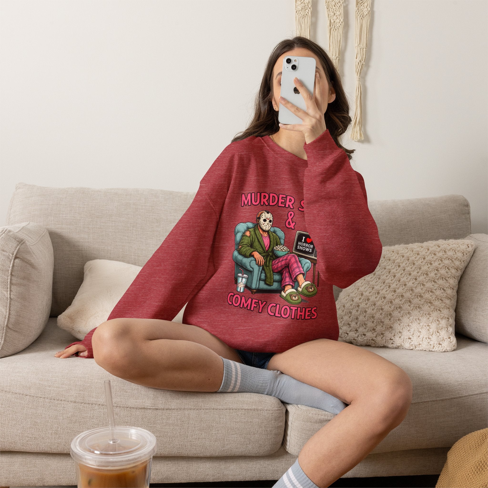 Murder Shows and Comfy Clothes Sweatshirt