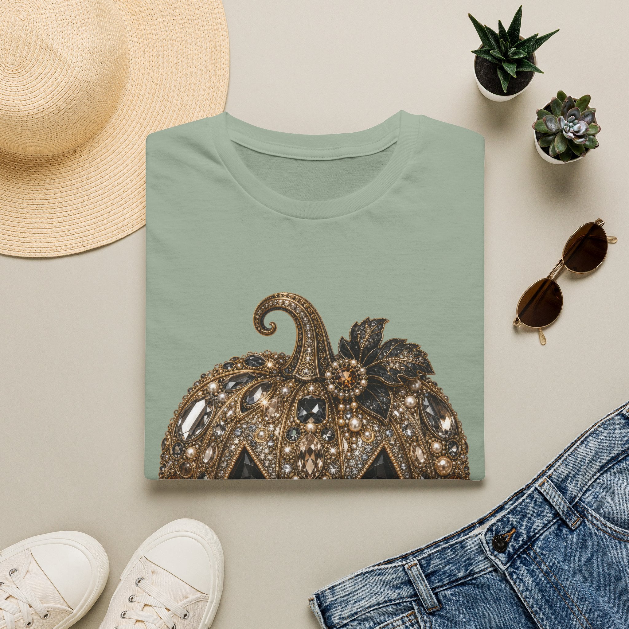 The Jeweled Pumpkin Tee - Gildan