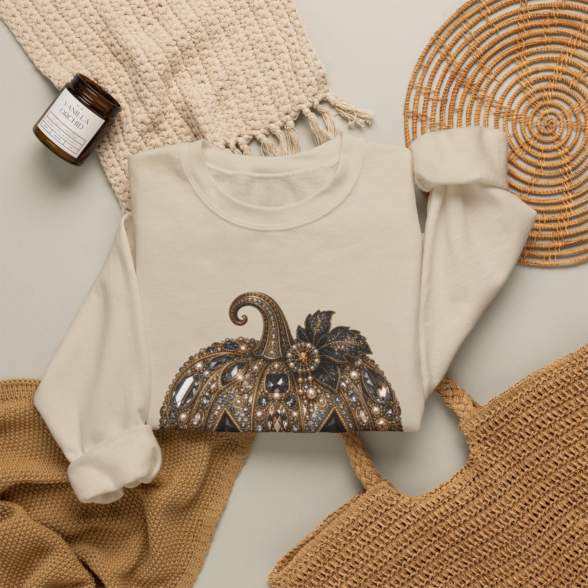 Jeweled Harvest Sweatshirt - Gildan