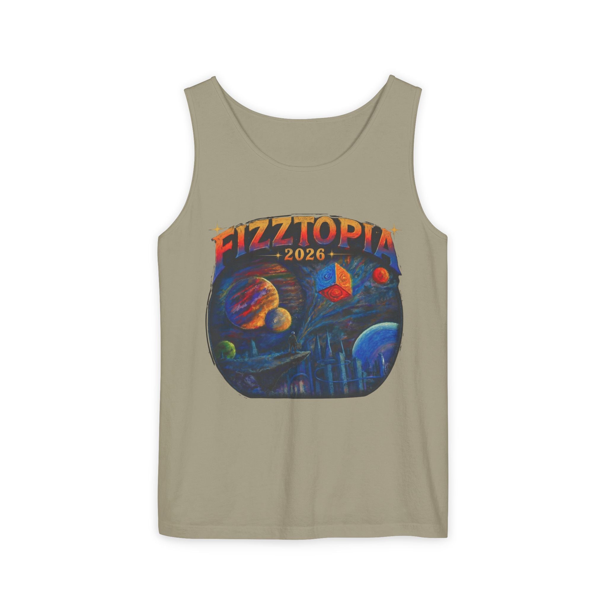 Daddy Ring Bomb's Fizztopia Galaxy Tank - Comfort Colors