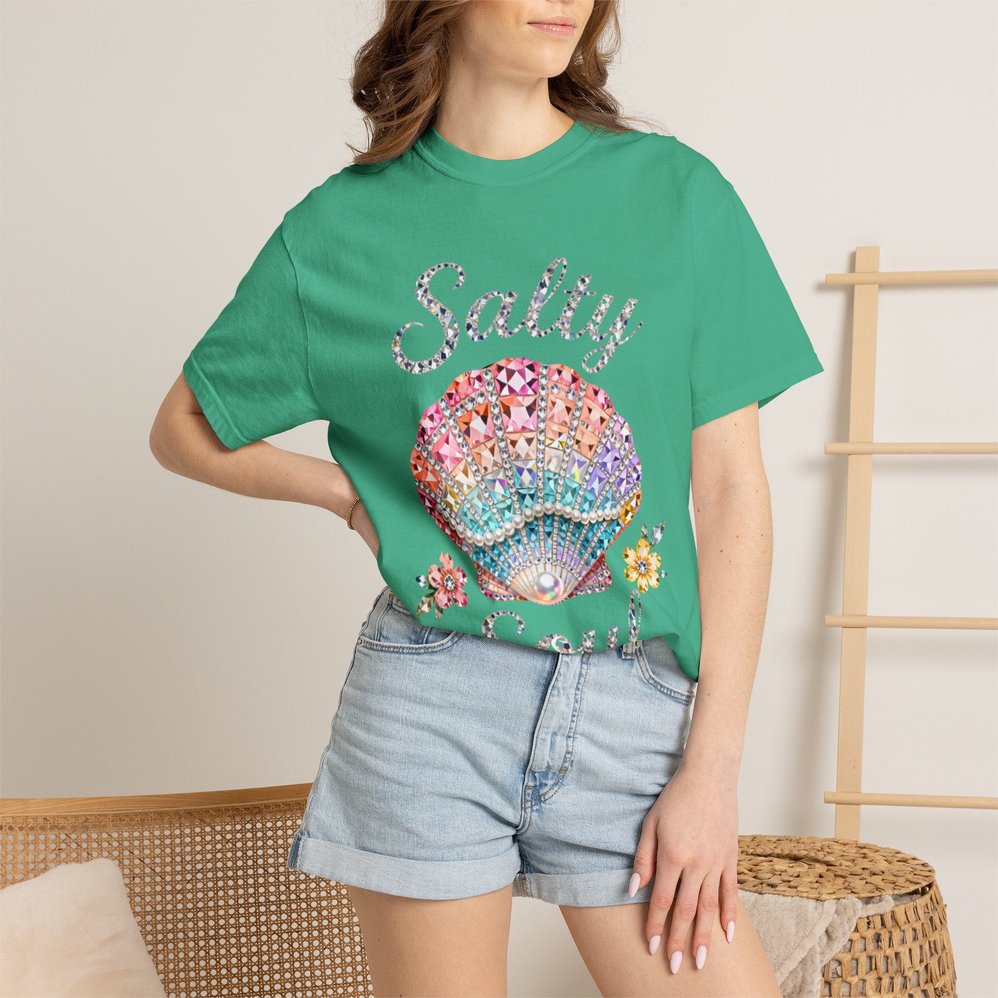 Salty Soul Jewel Tee - Comfort Colors