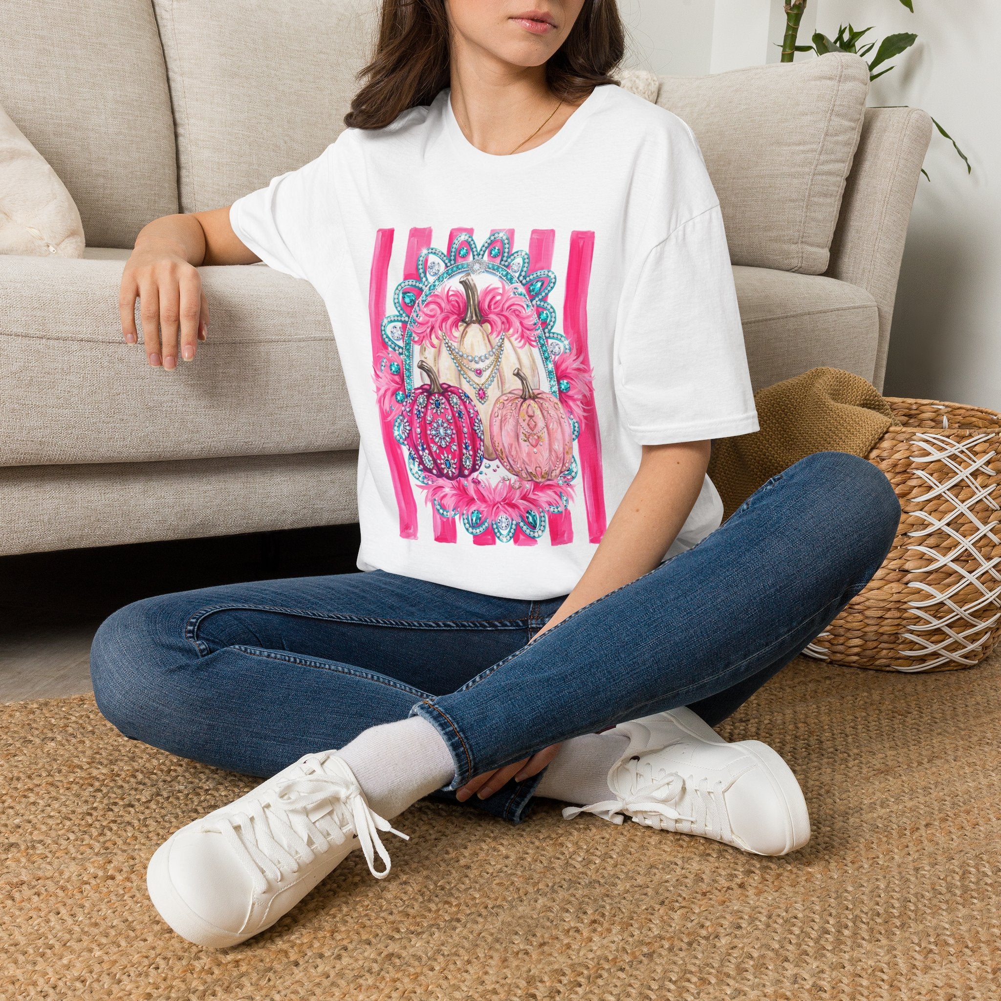 Pink Pumpkins Glam Tee - Gildan