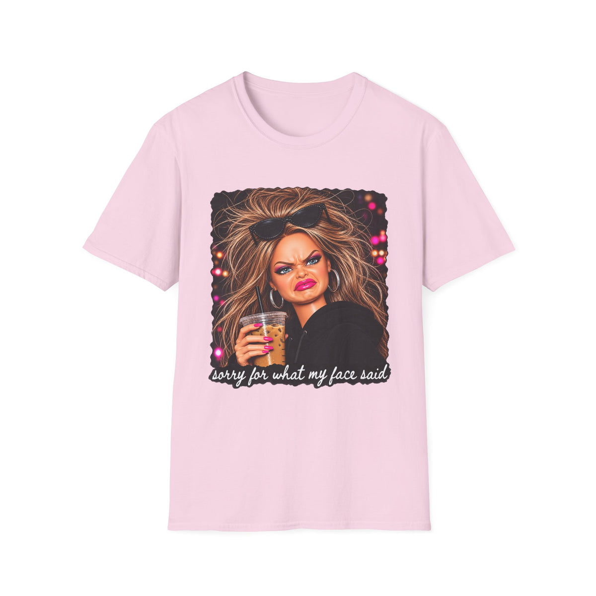 Sorry For What My Face Said Tee - Gildan