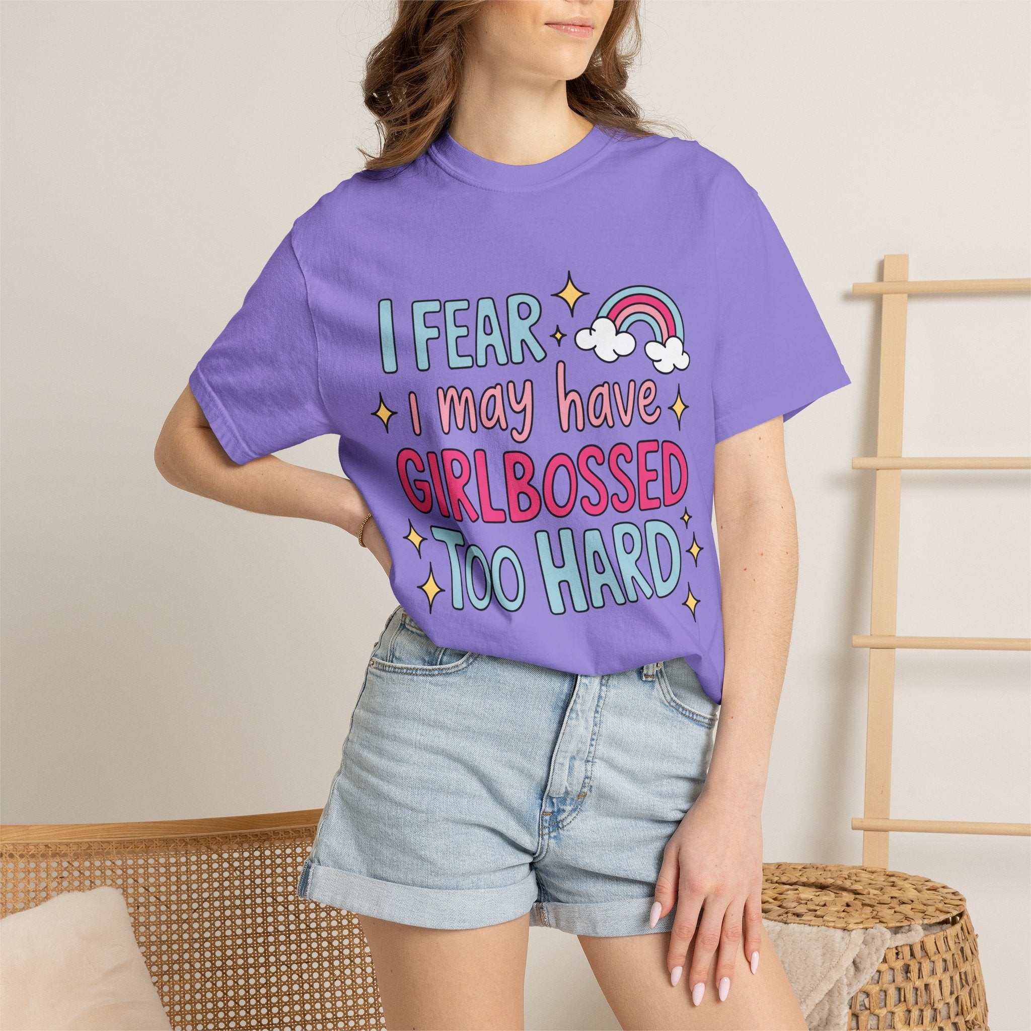 GirlBossed To Hard Tee - Comfort Colors