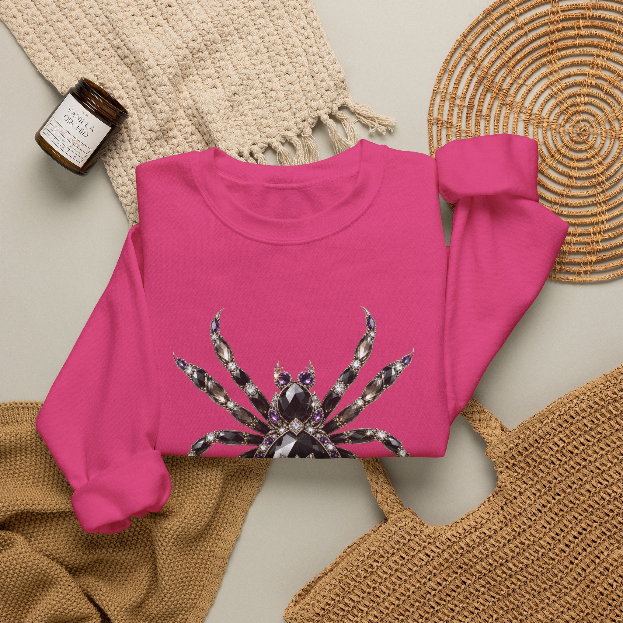 The Jeweled Spider Sweatshirt - Gildan