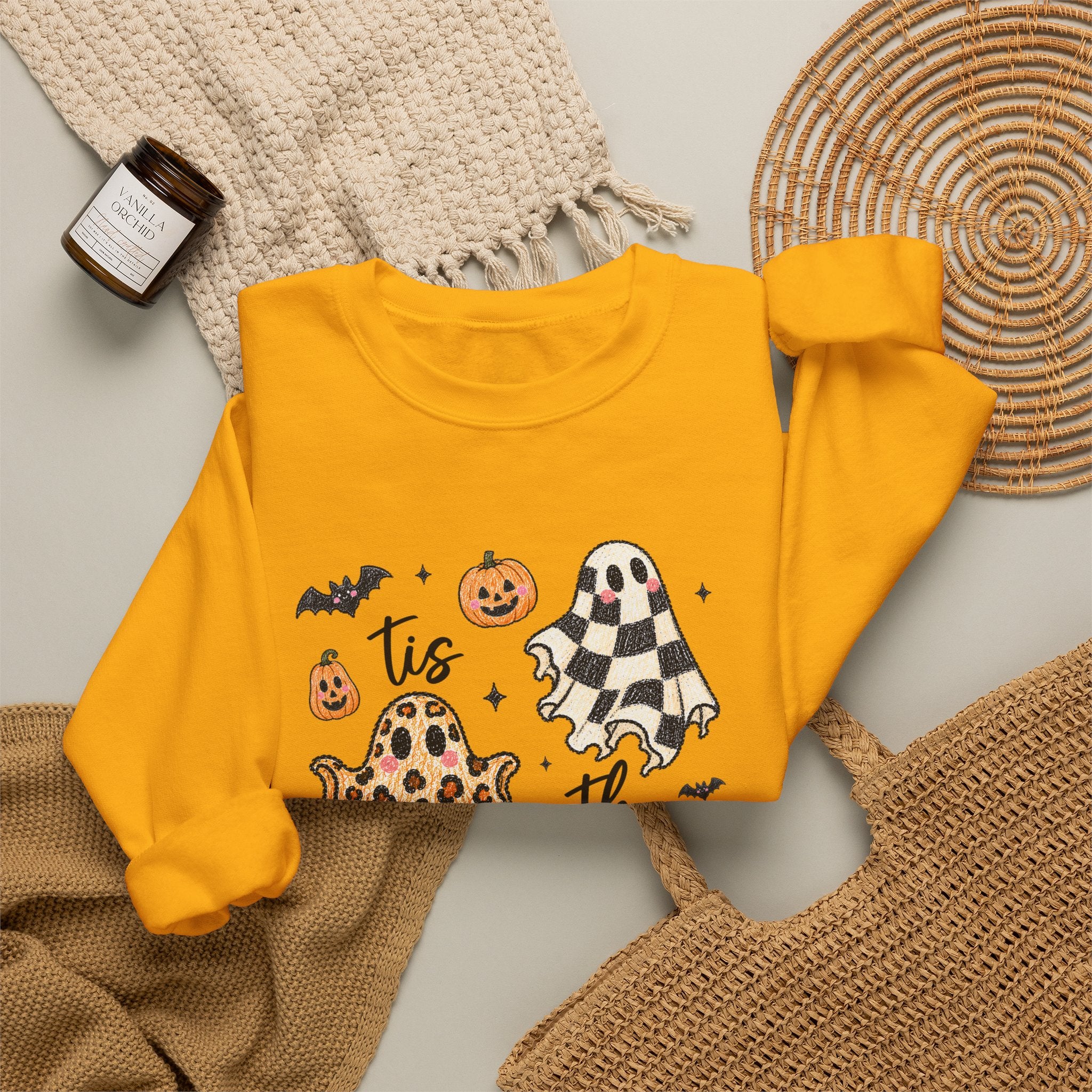 Tis The Season Halloween Sweatshirt - Gildan
