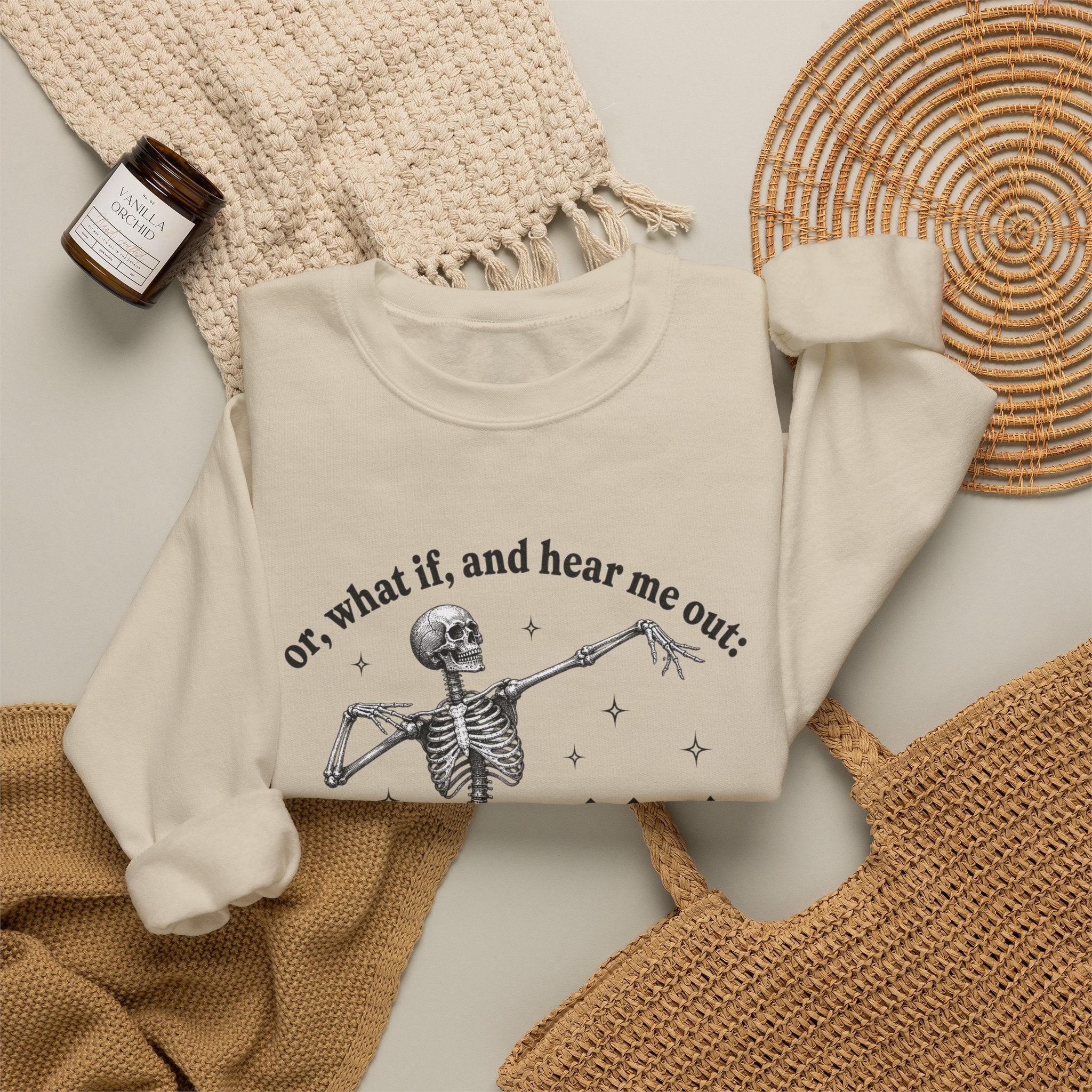 Or What If And Hear Me Out Sweatshirt - Gildan