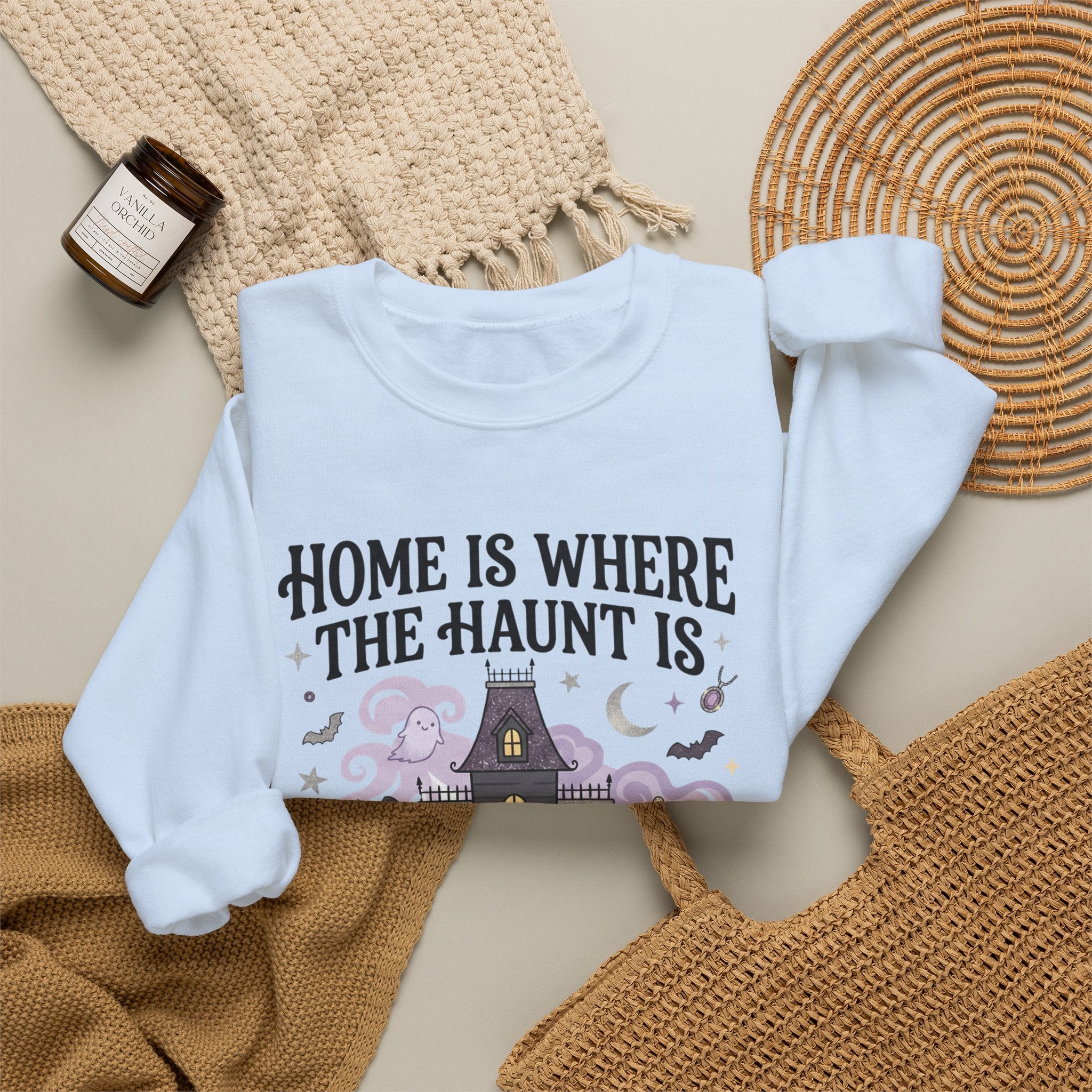 Home Is Where The Haunt Is Sweatshirt - Gildan