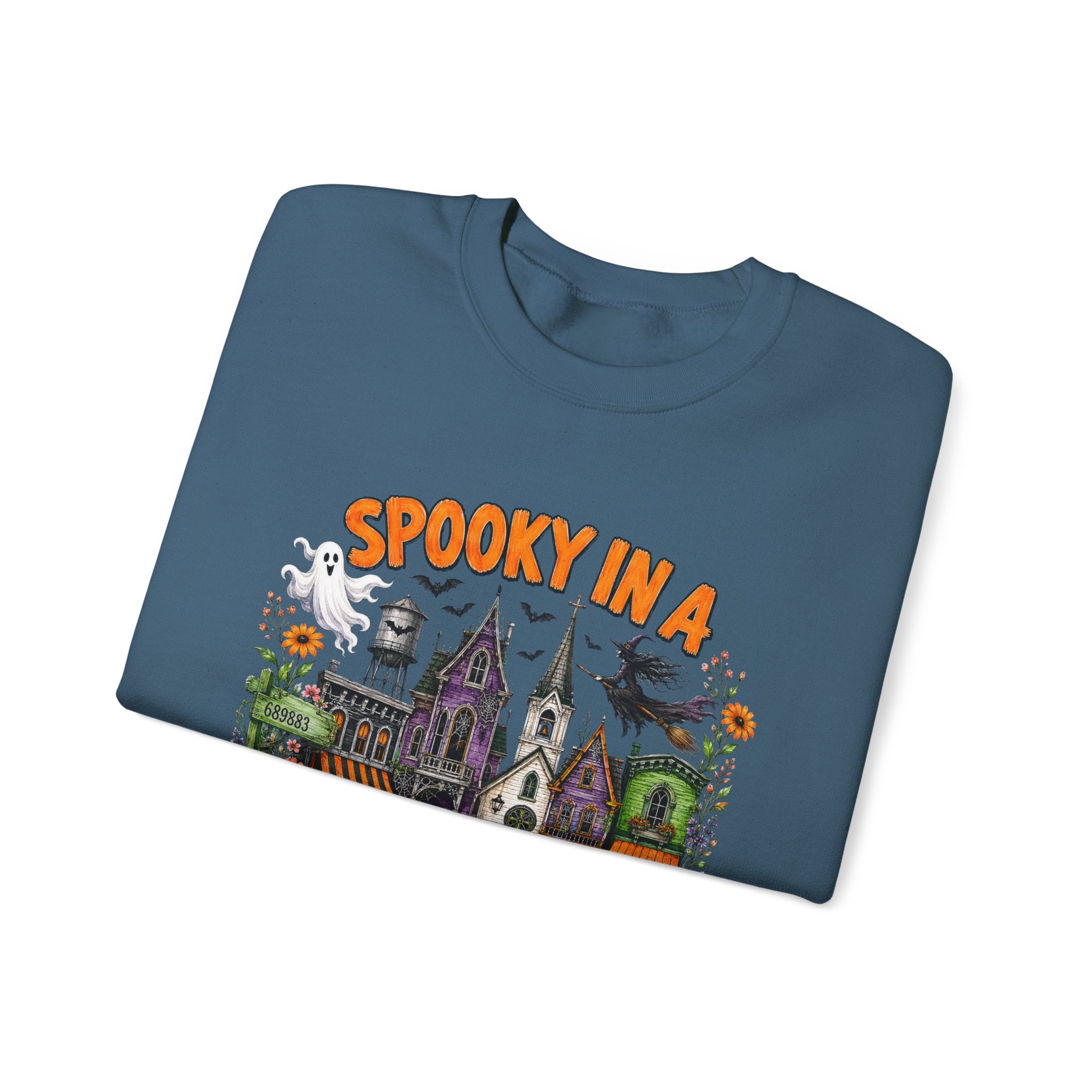 Spooky In A Smalltown Sweatshirt - Gildan