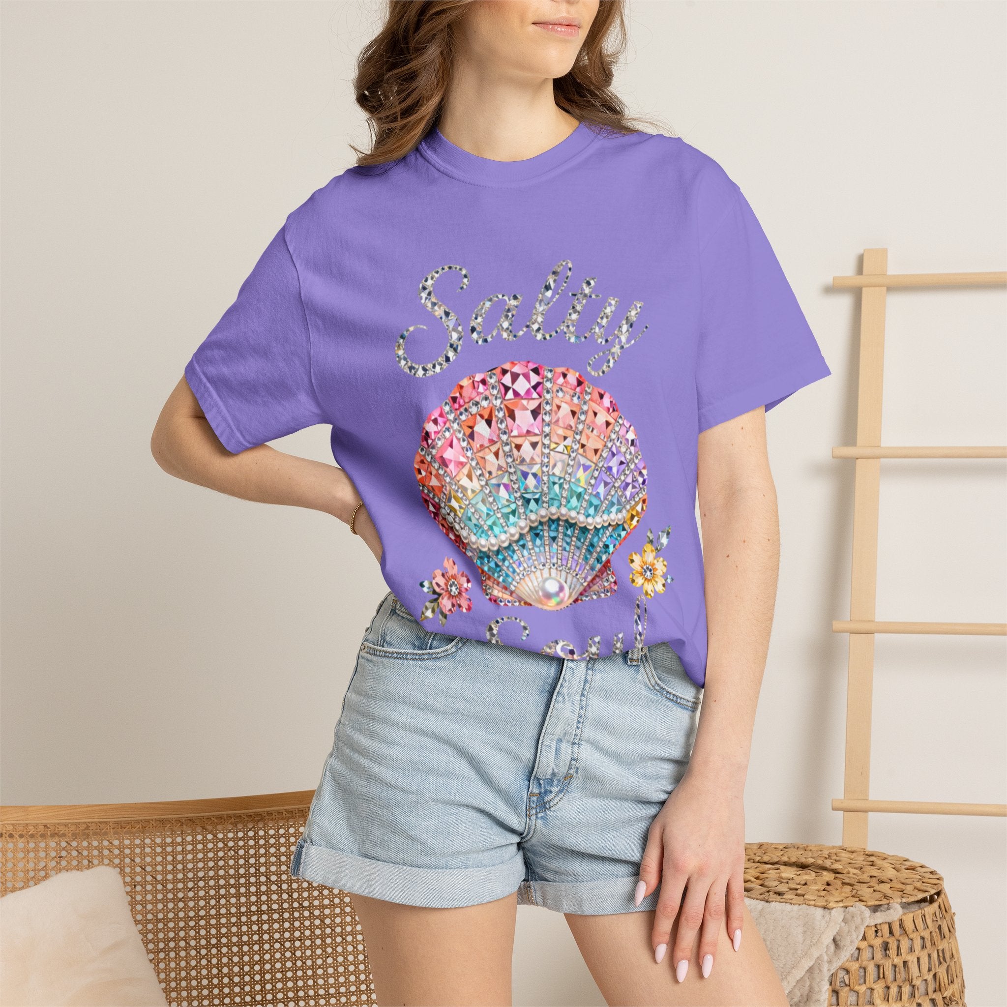 Salty Soul Jewel Tee - Comfort Colors