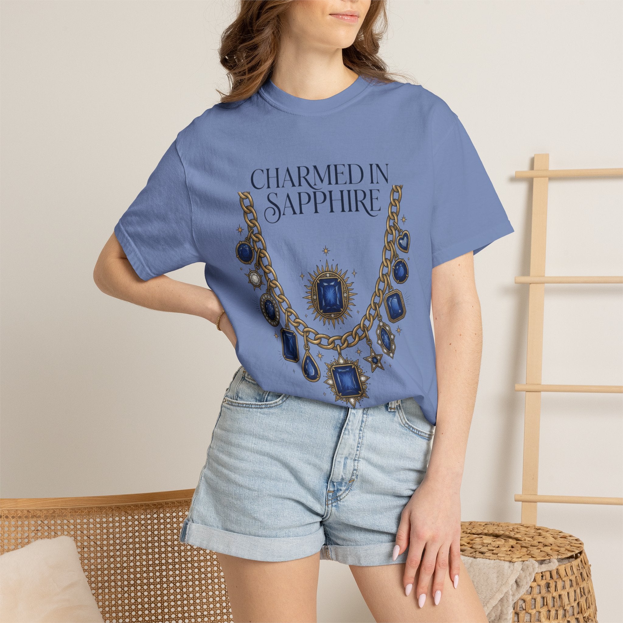 Charmed in Sapphire Tee - Comfort Colors