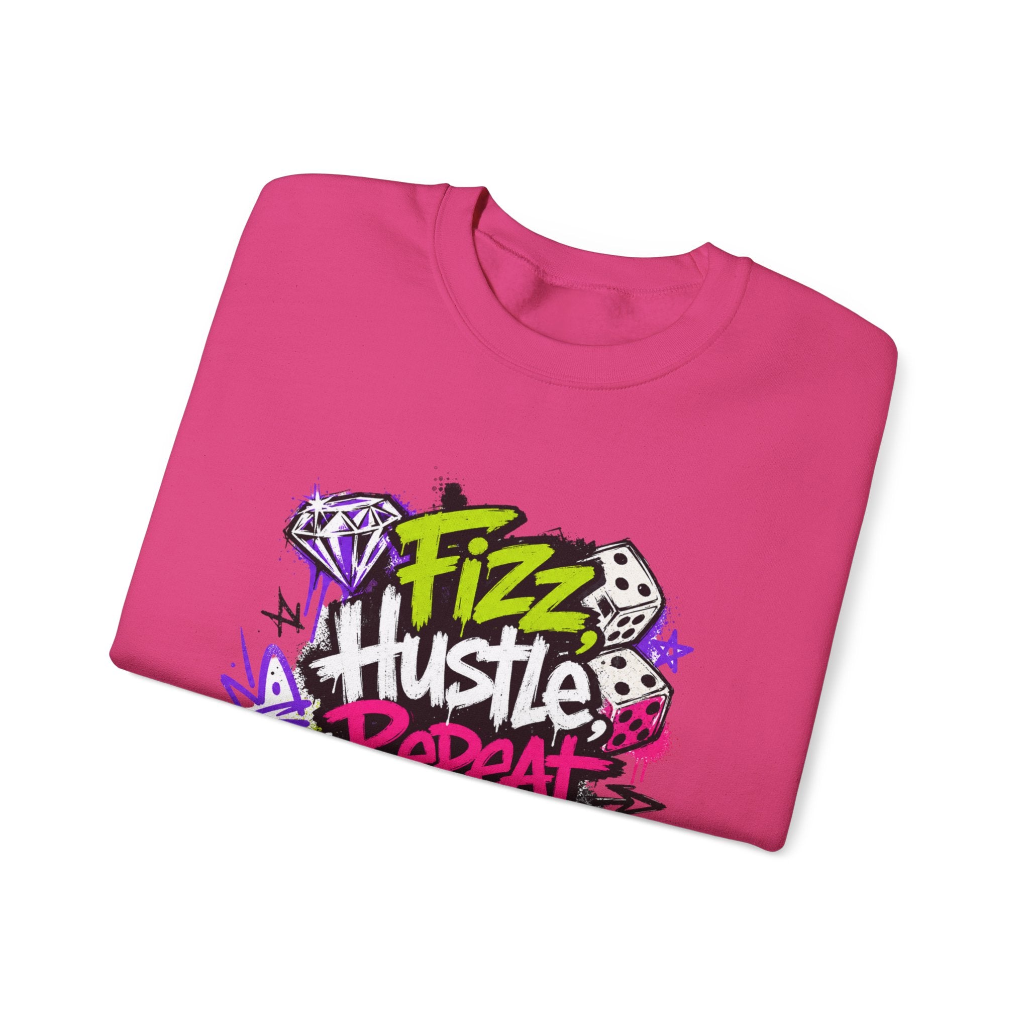 Fizz Hustle Repeat Sweatshirt - Gildan