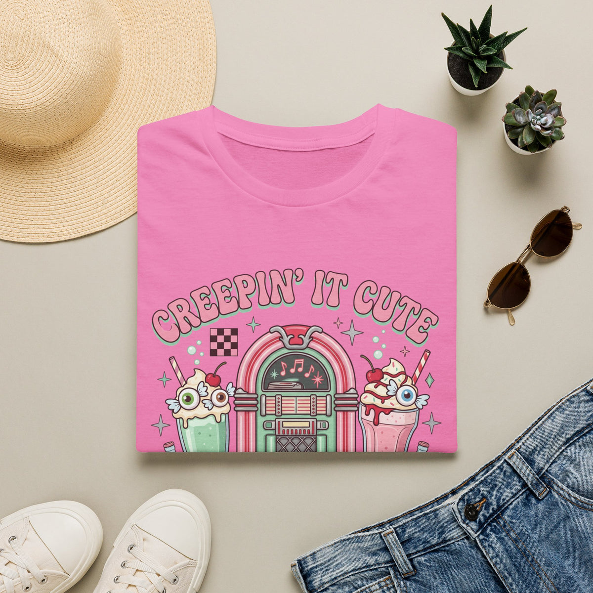 Creepin' It Cute Tee - Gildan