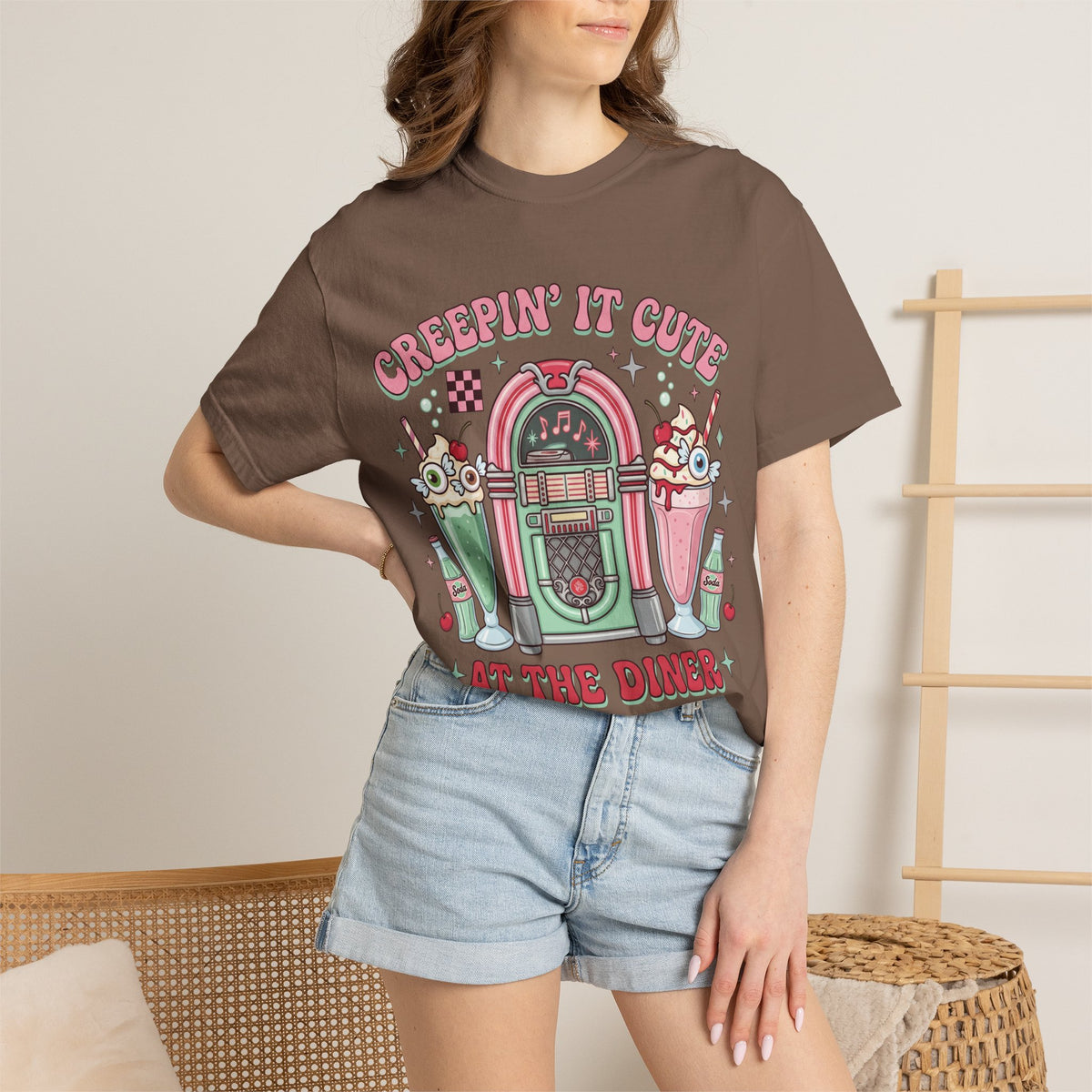 Creepin' It Cute Tee - Comfort Colors