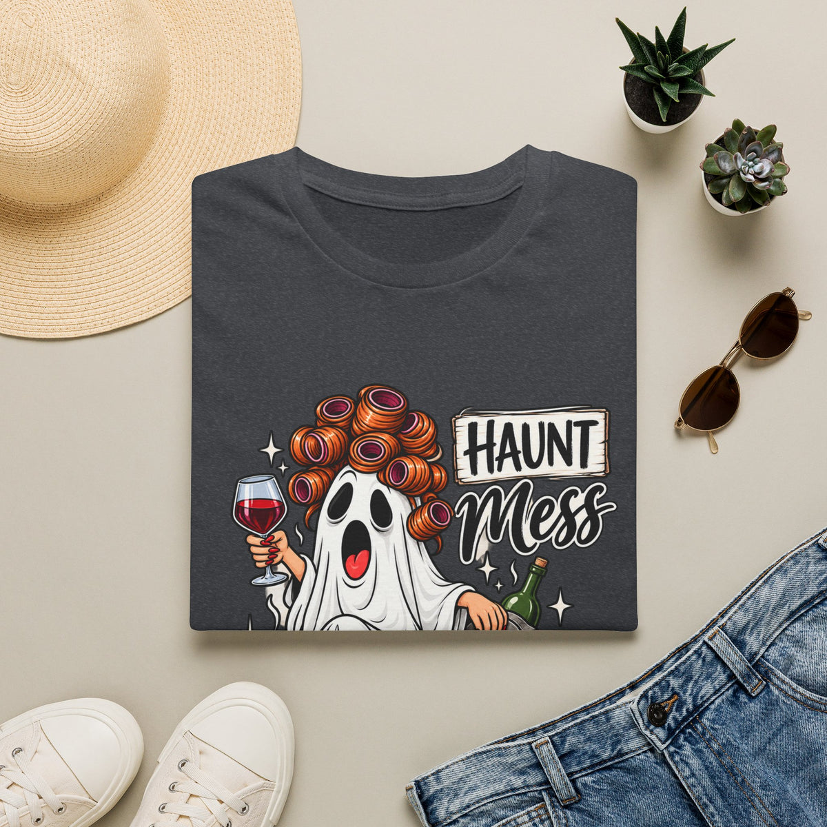 Haunt Mess Tee - Gildan