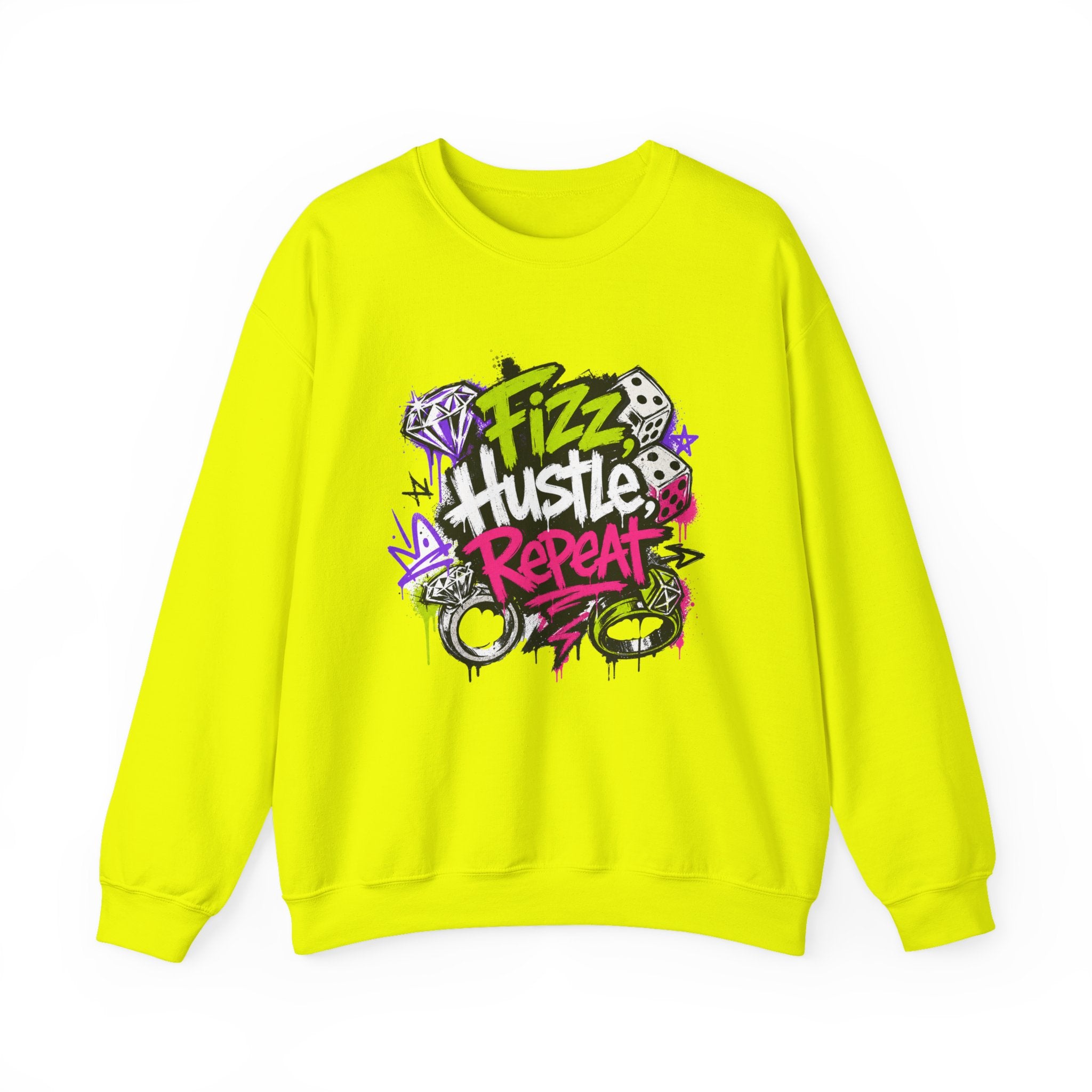 Fizz Hustle Repeat Sweatshirt - Gildan