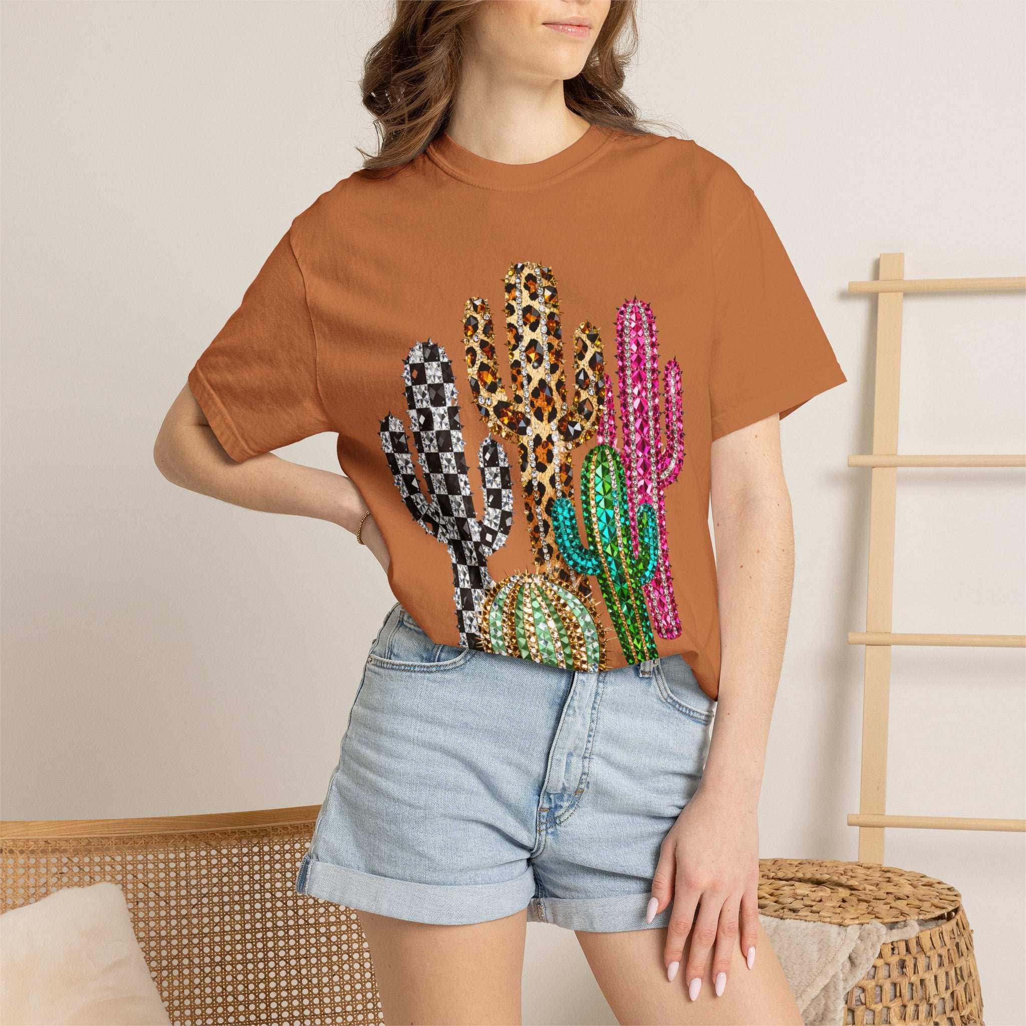 The Jeweled Cactus Tee - Comfort Colors