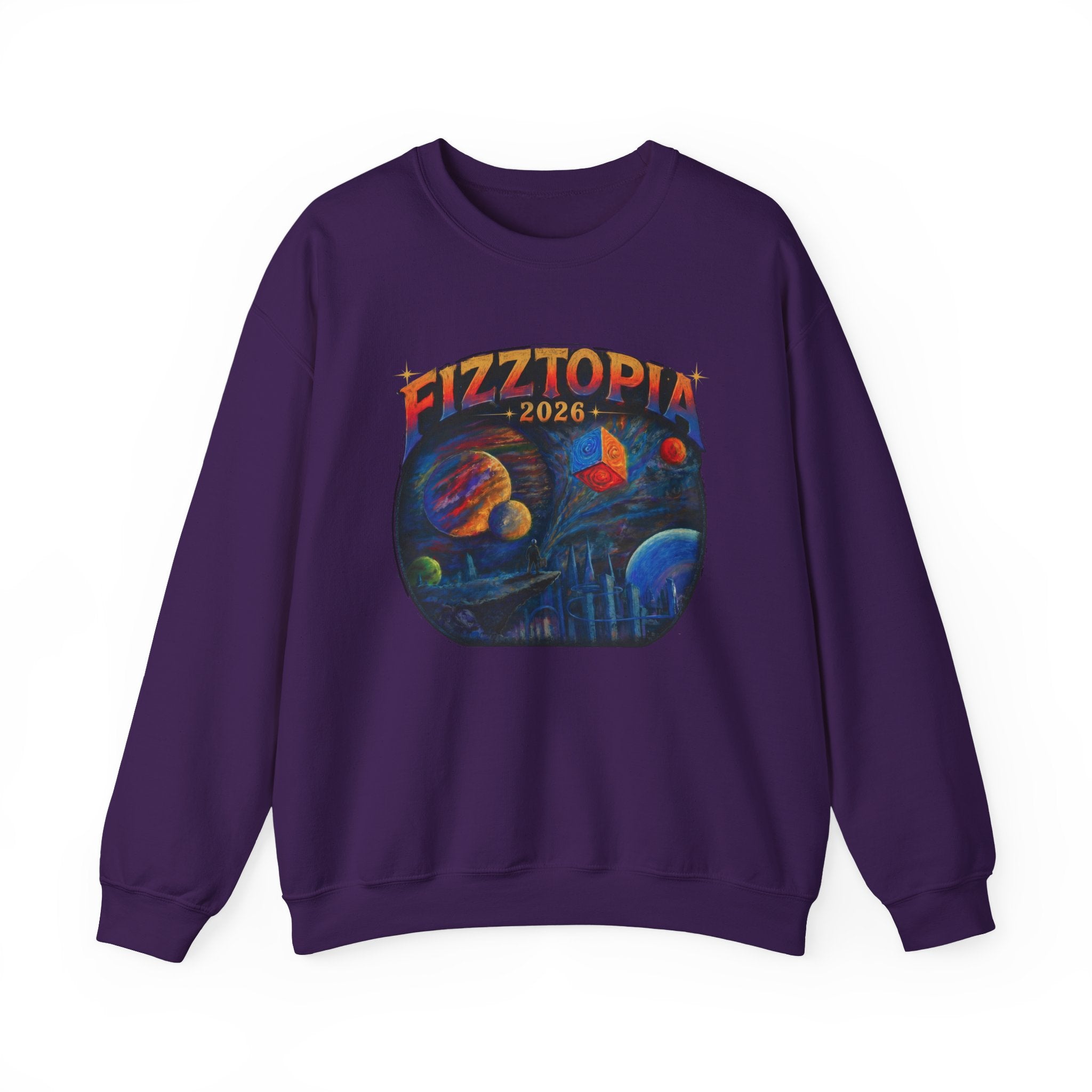 Daddy Ring Bomb's Fizztopia Galaxy Sweatshirt - Gildan