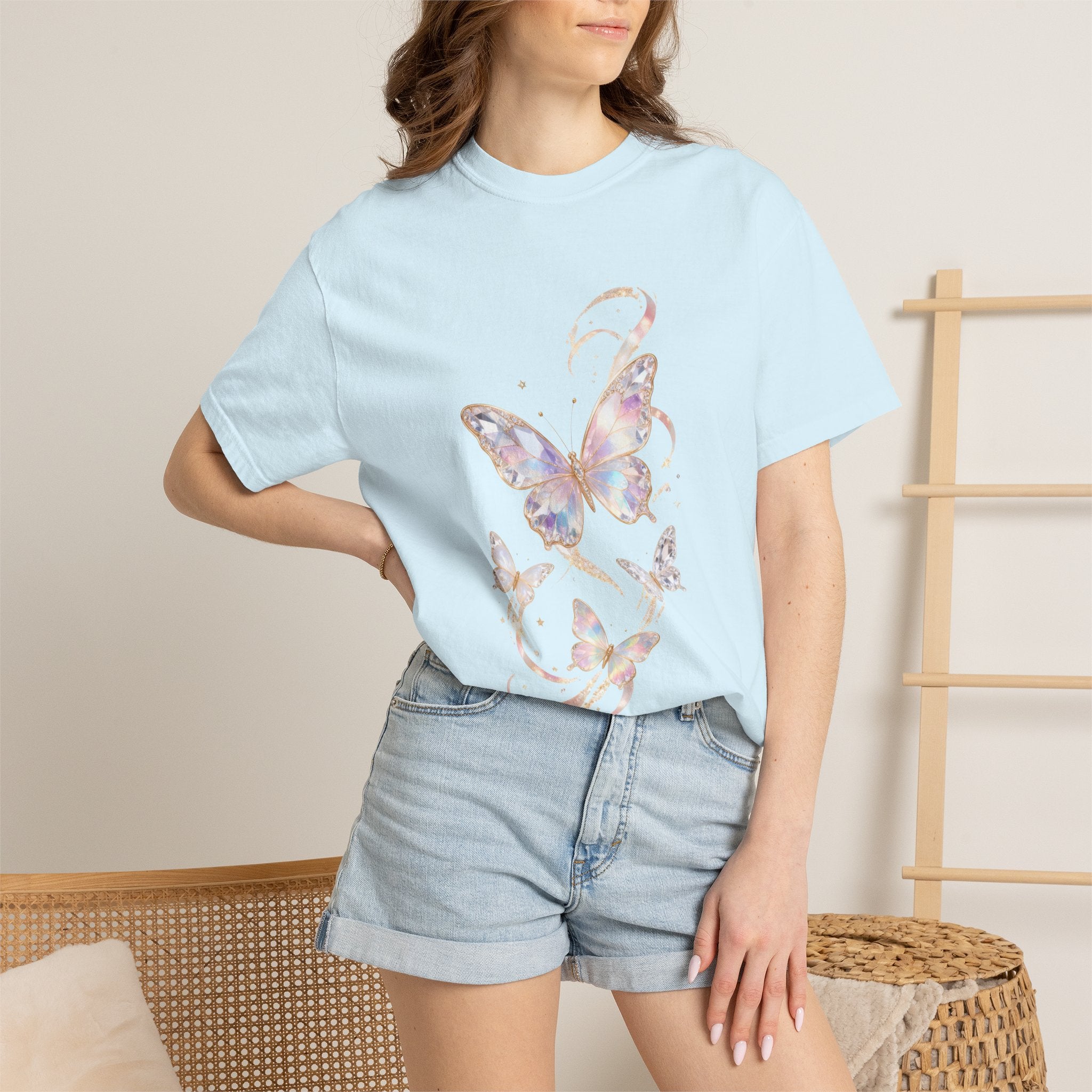 Halo Butterfly Tee - Comfort Colors