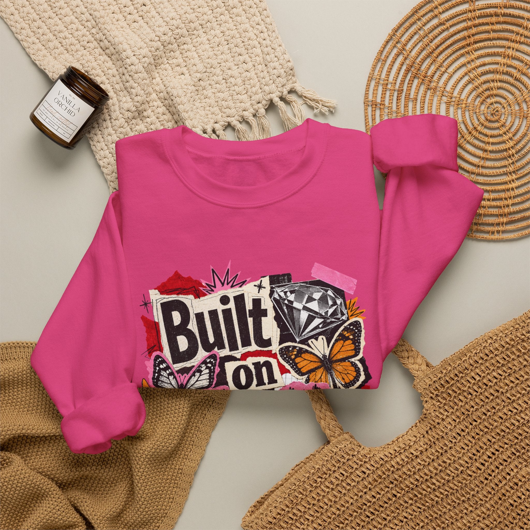 Built on Sparkle Sweatshirt - Gildan
