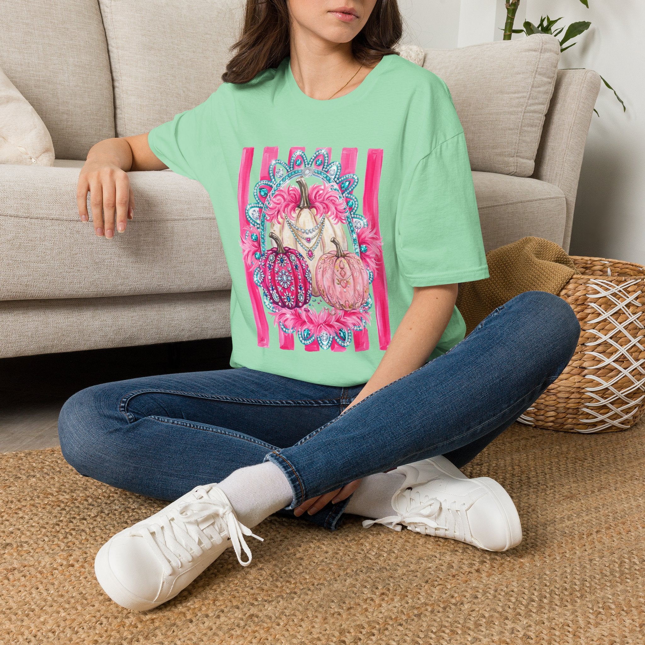 Pink Pumpkins Glam Tee - Gildan