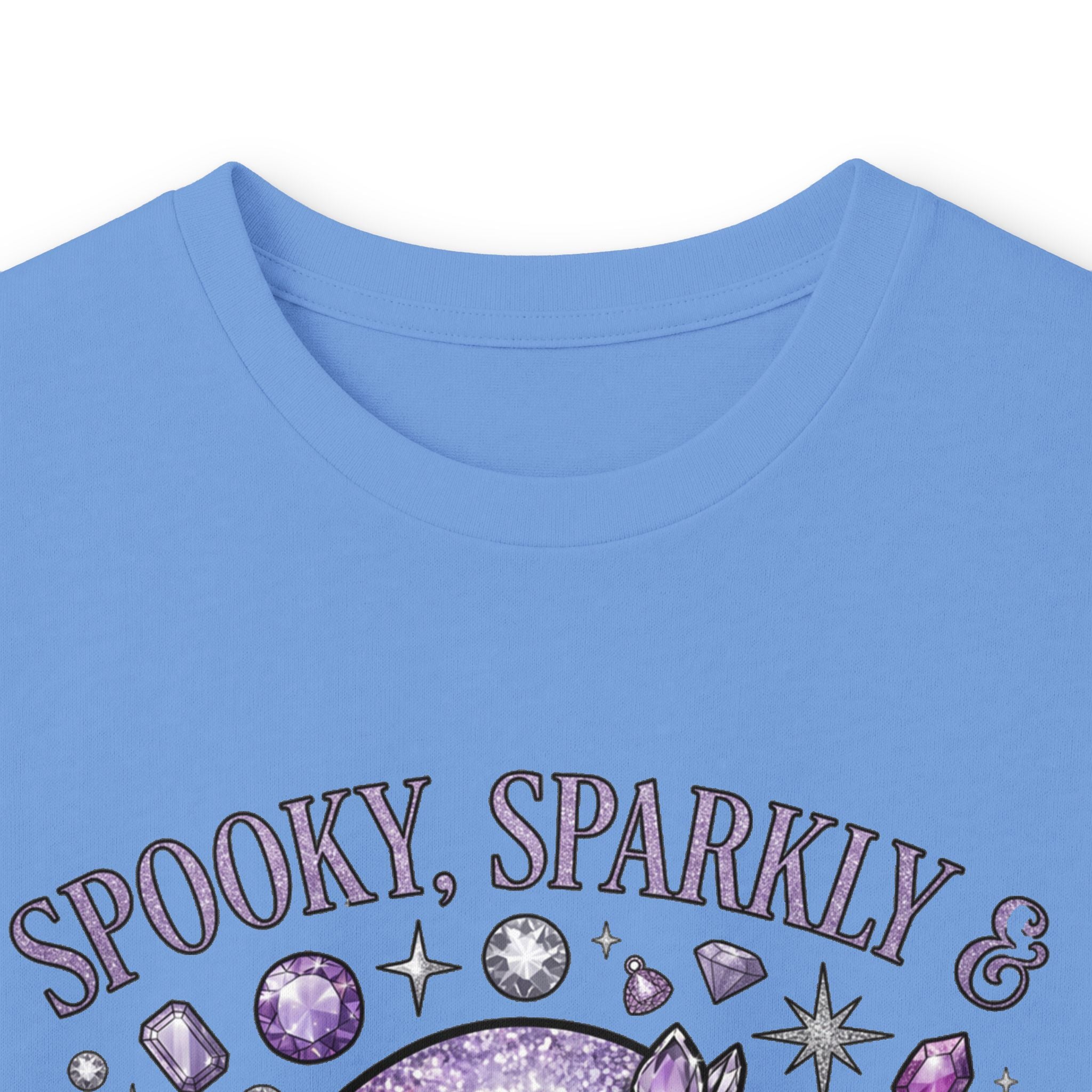 Spooky and Sparkly Long Sleeve Tee - Gildan