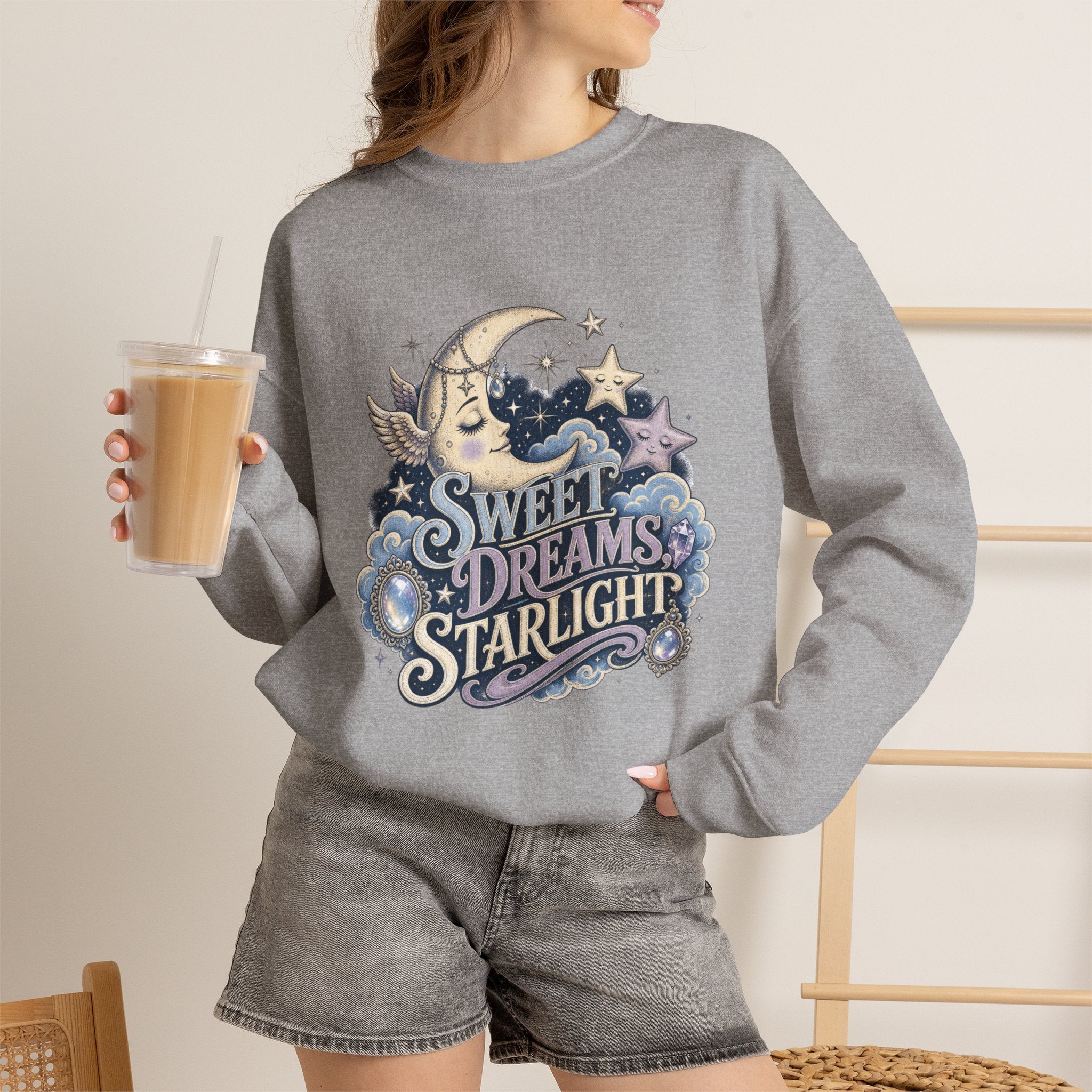 Sweet Dreams Starlight Sweatshirt - Gildan