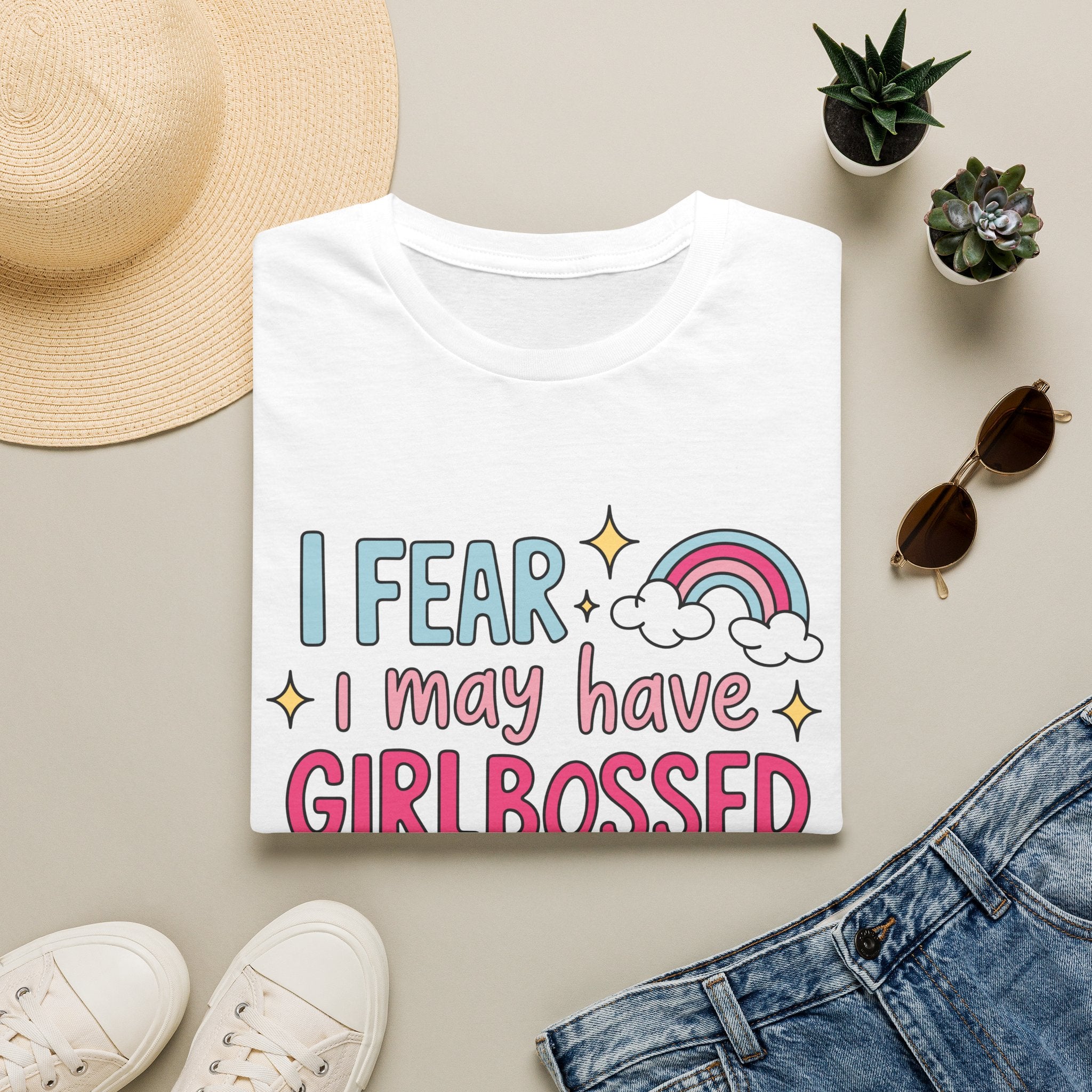 Girlbossed Too Hard Tee- Gildan
