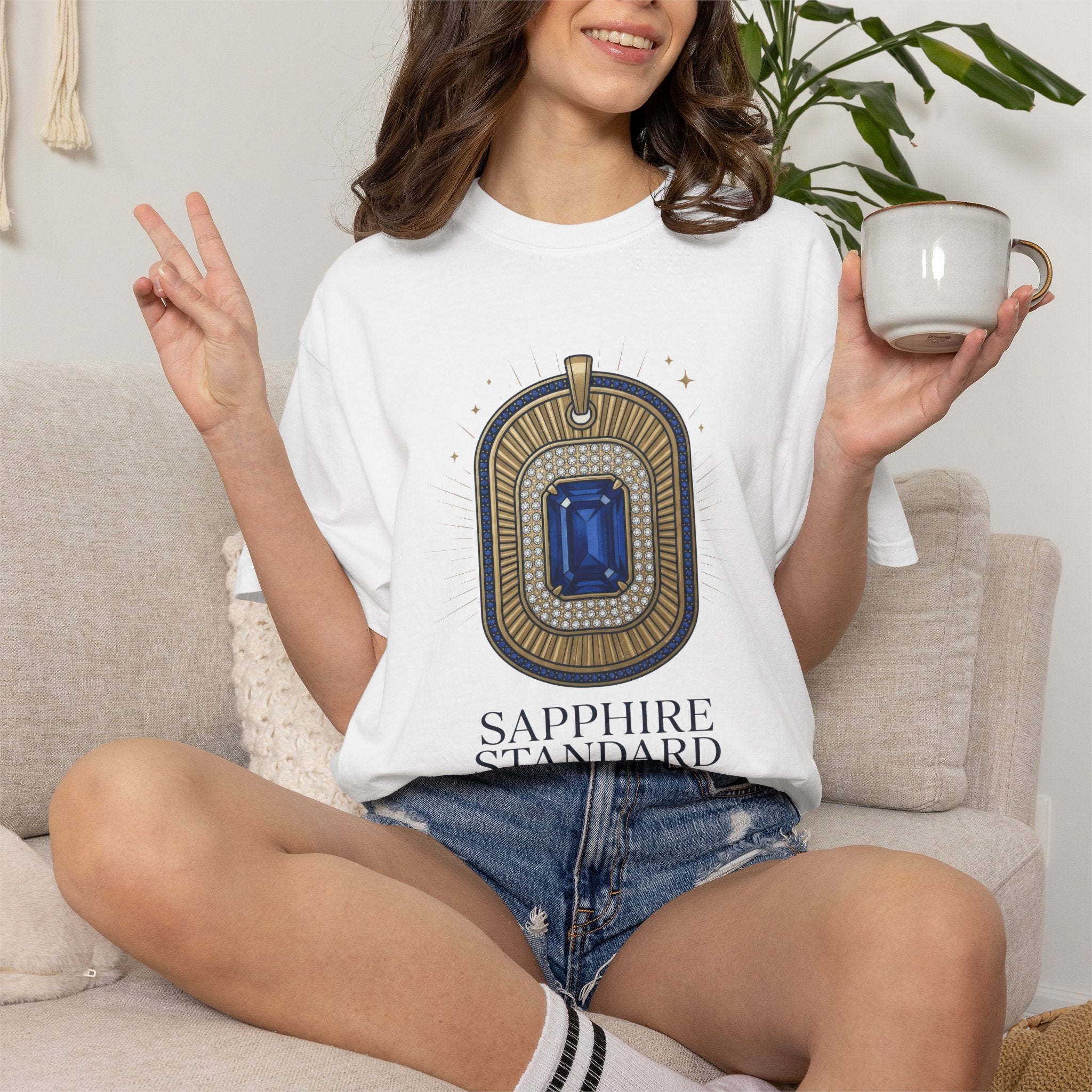 The Sapphire Standard Tee - Comfort Colors